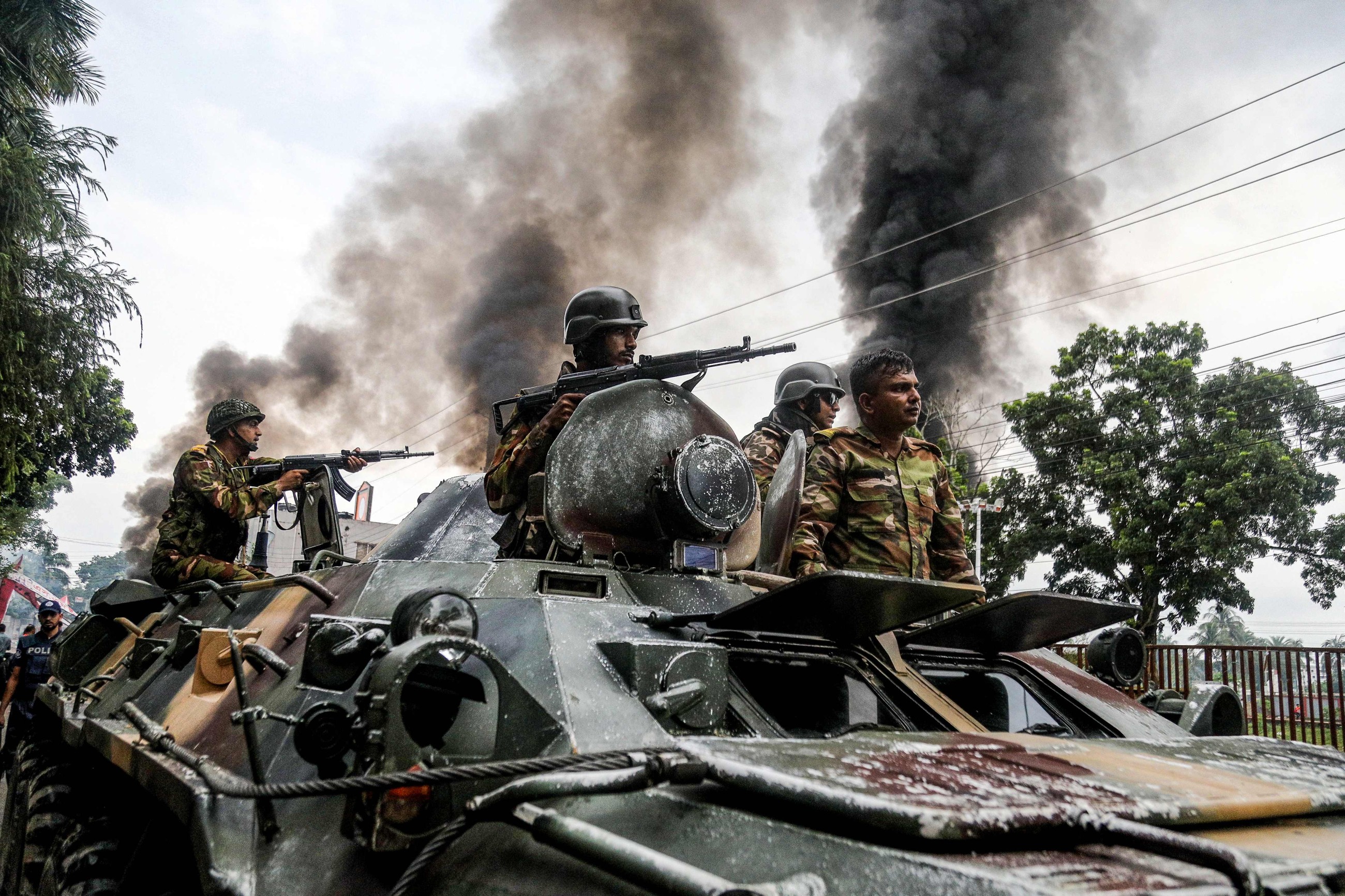 Four killed in Bangladesh after clashes in ousted PM Hasina's hometown