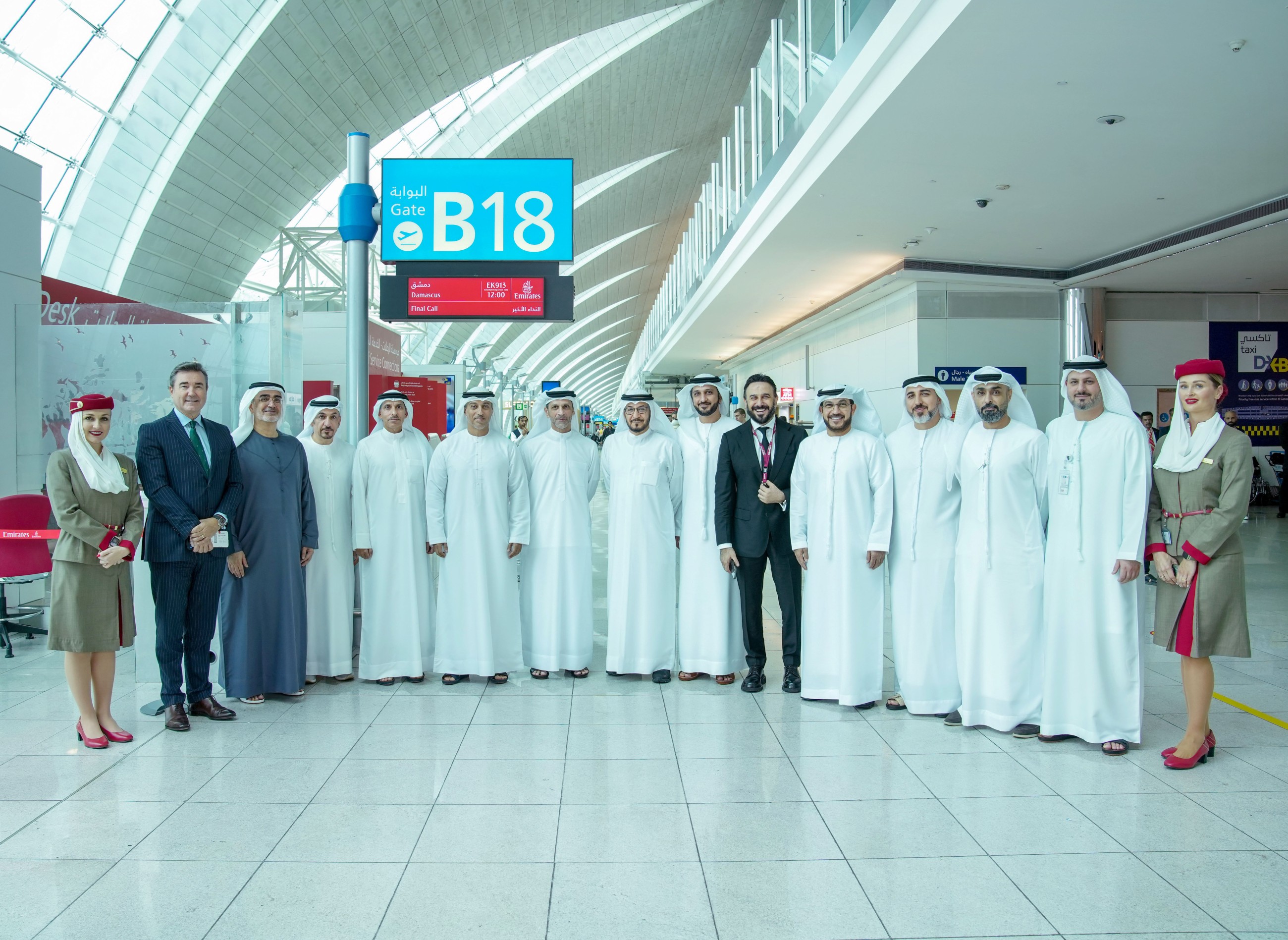 Emirates officially resumes flights to Damascus
