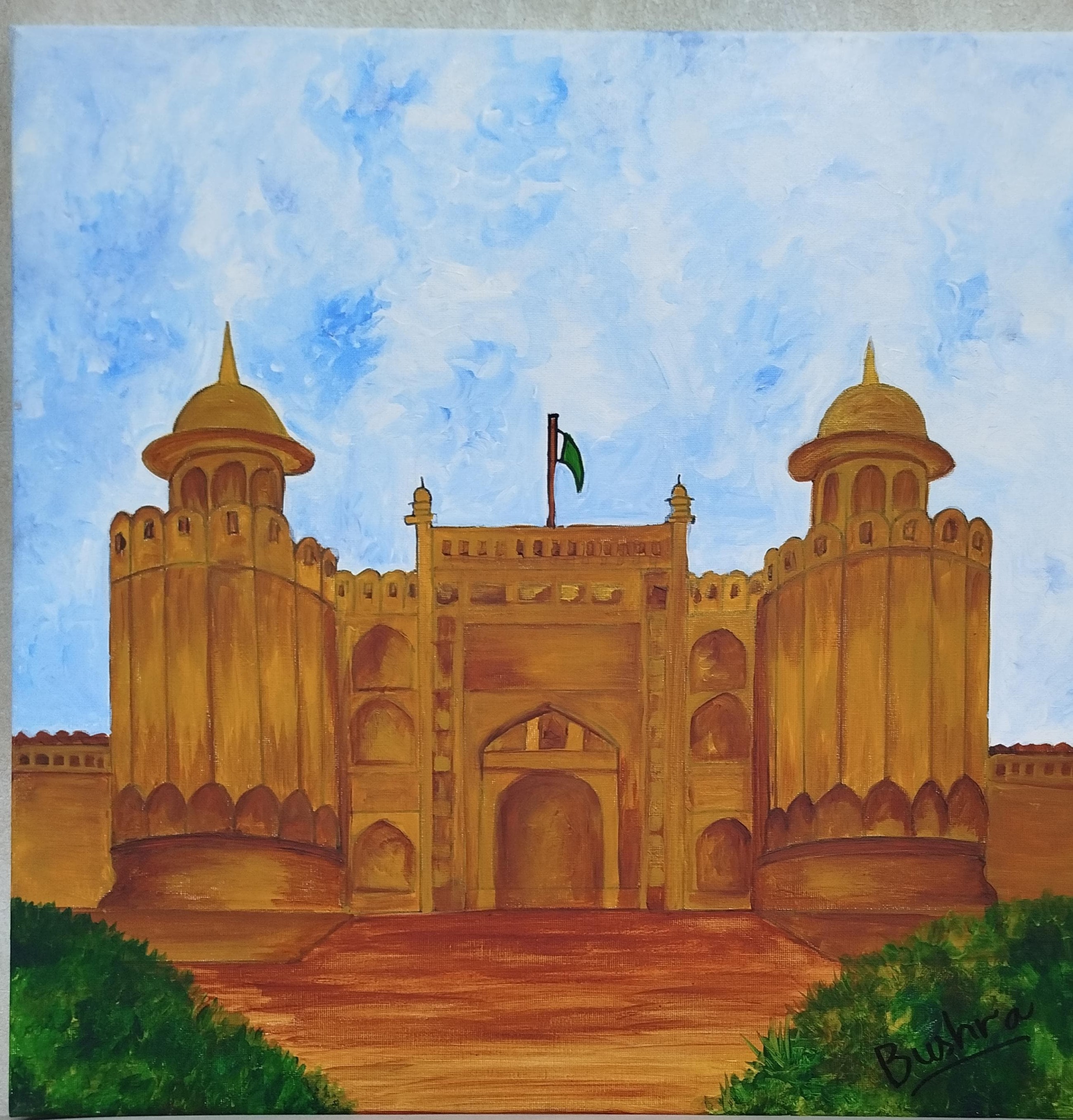 Mother and artist Bushra Furqan is queen of home, princess of canvas