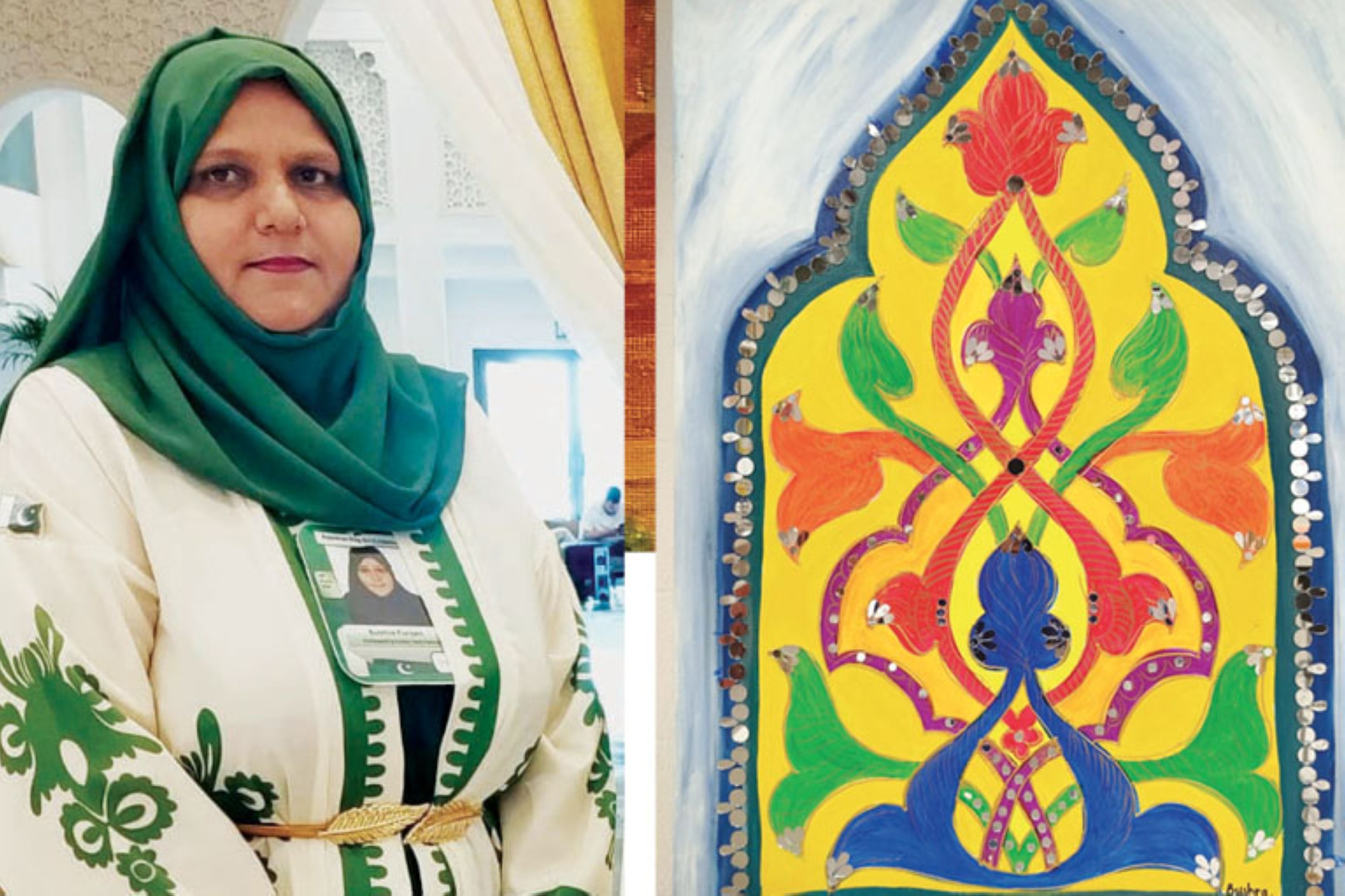 Mother and artist Bushra Furqan is queen of home, princess of canvas