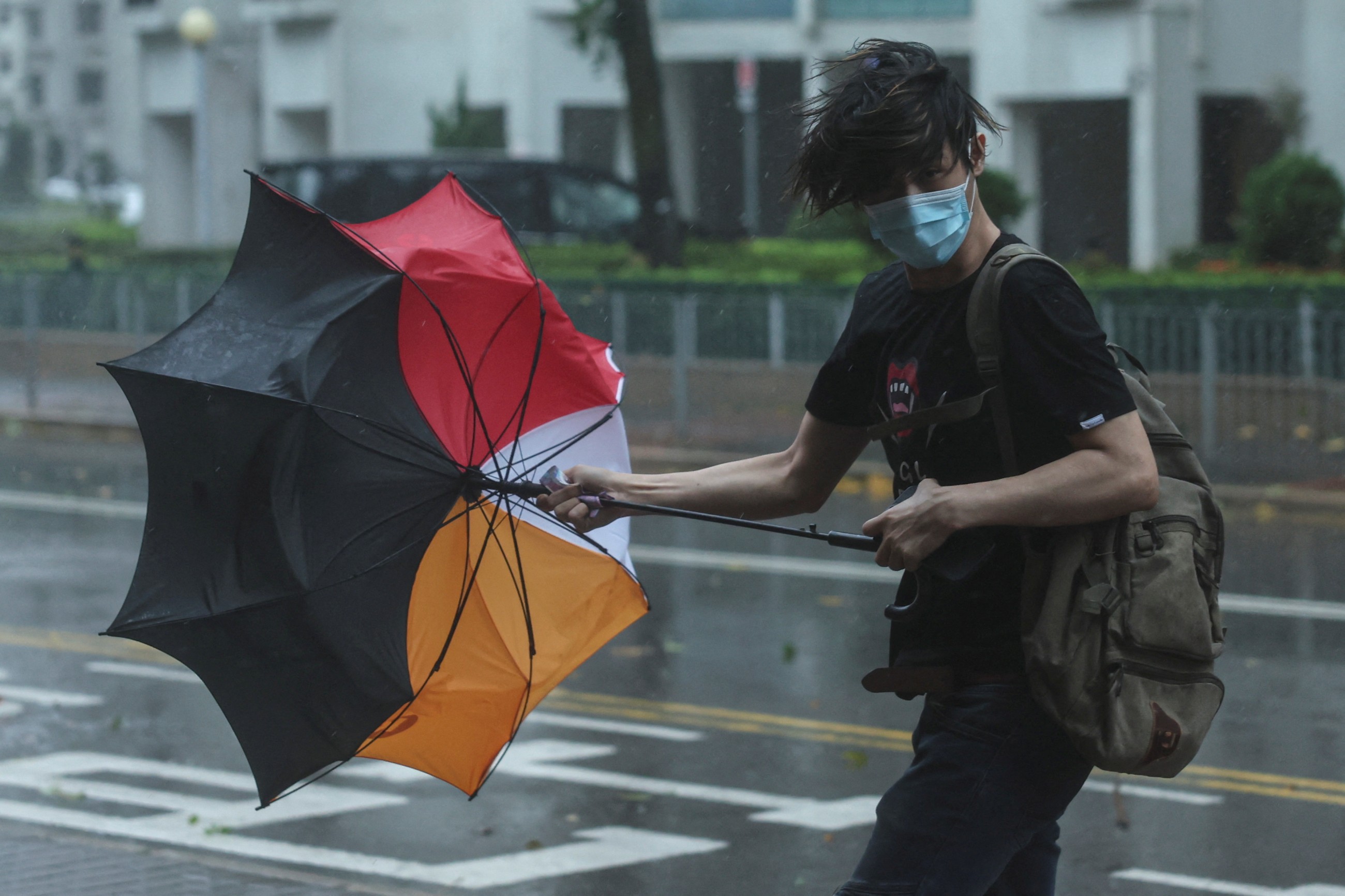 Typhoon Wipha topples trees, causes major flight disruptions in Hong Kong and China