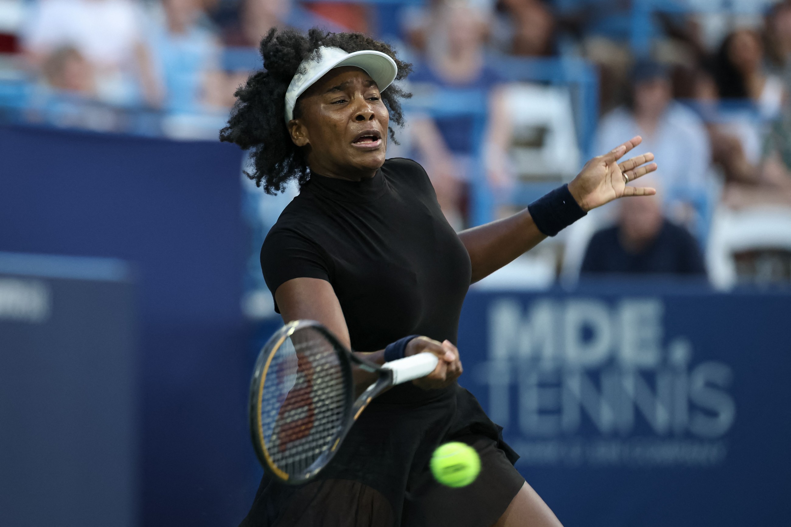 45-year-old Venus Williams becomes the oldest woman to win a singles match