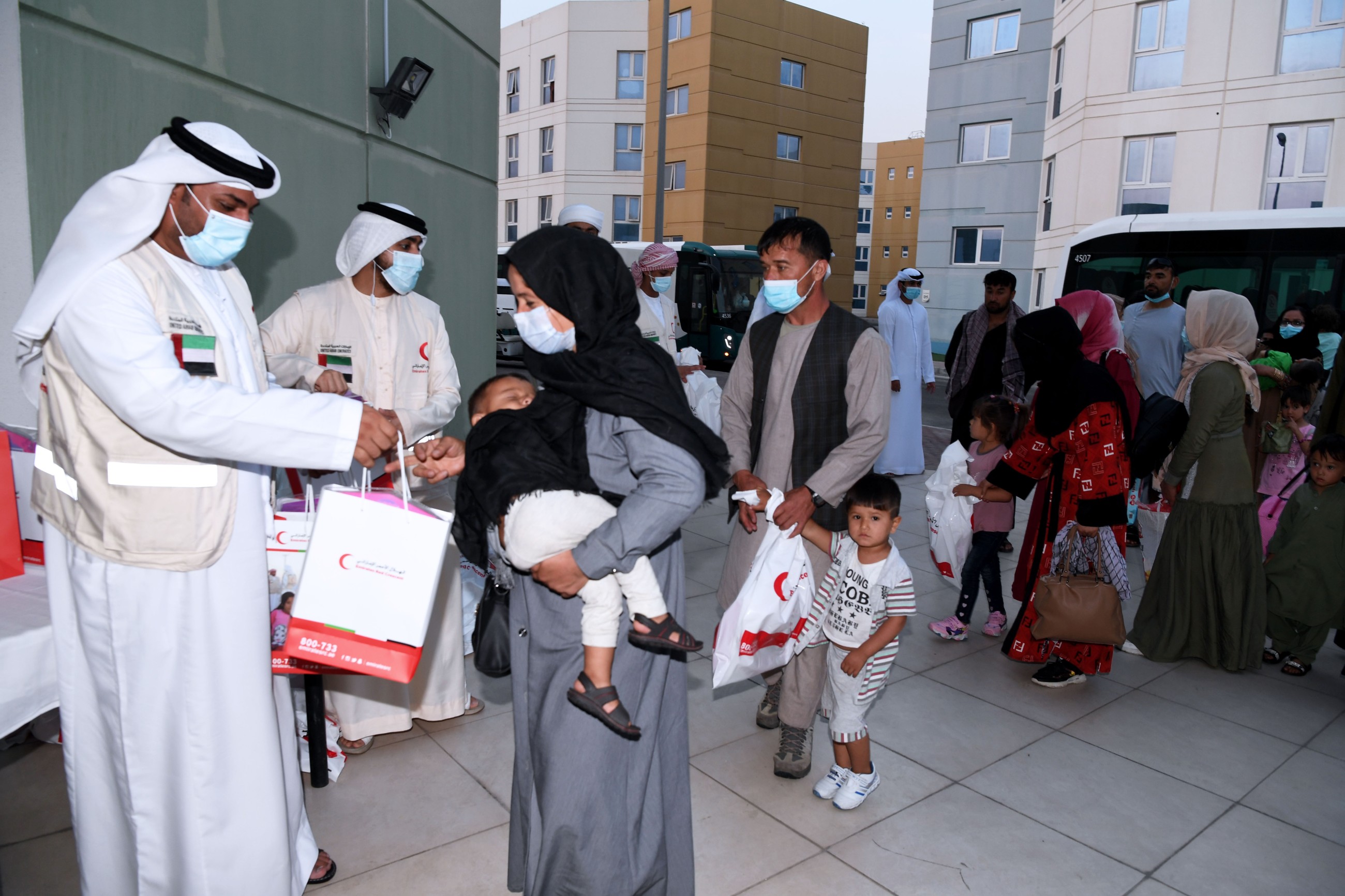 UAE hosted 17,600 Afghans before departure to their final destinations