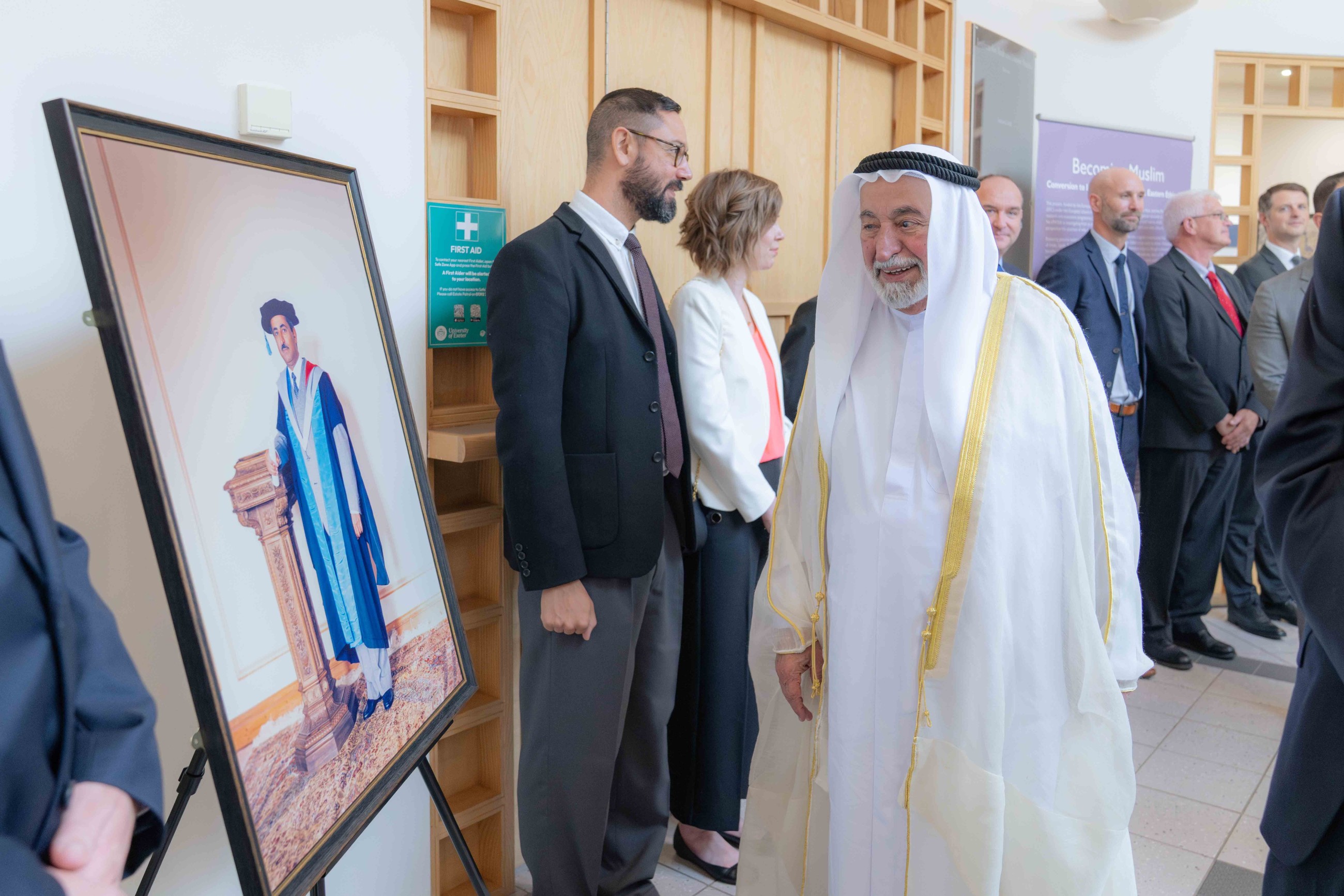 Sharjah Ruler Sheikh Sultan receives Exeter Medal, unveils Al Qasimi Building