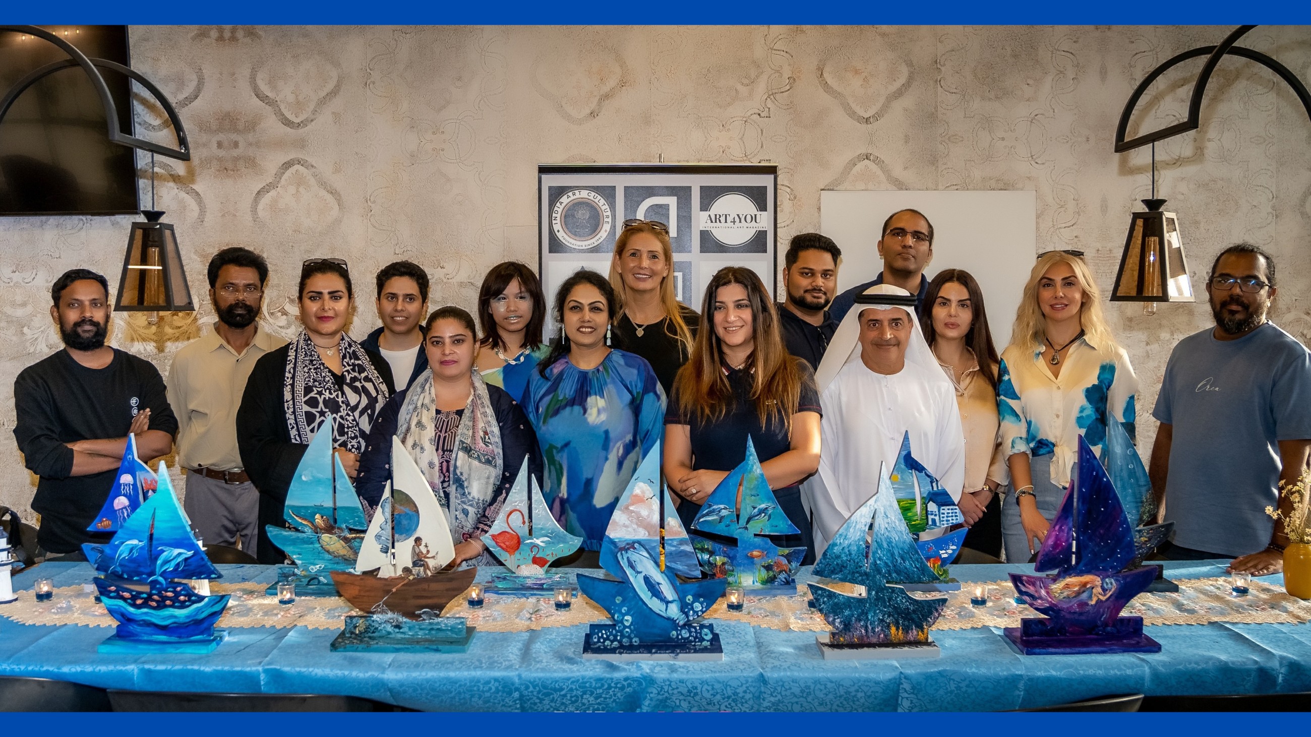 ‘Brushes for the Blue’ live art by Art4you advocates for marine life