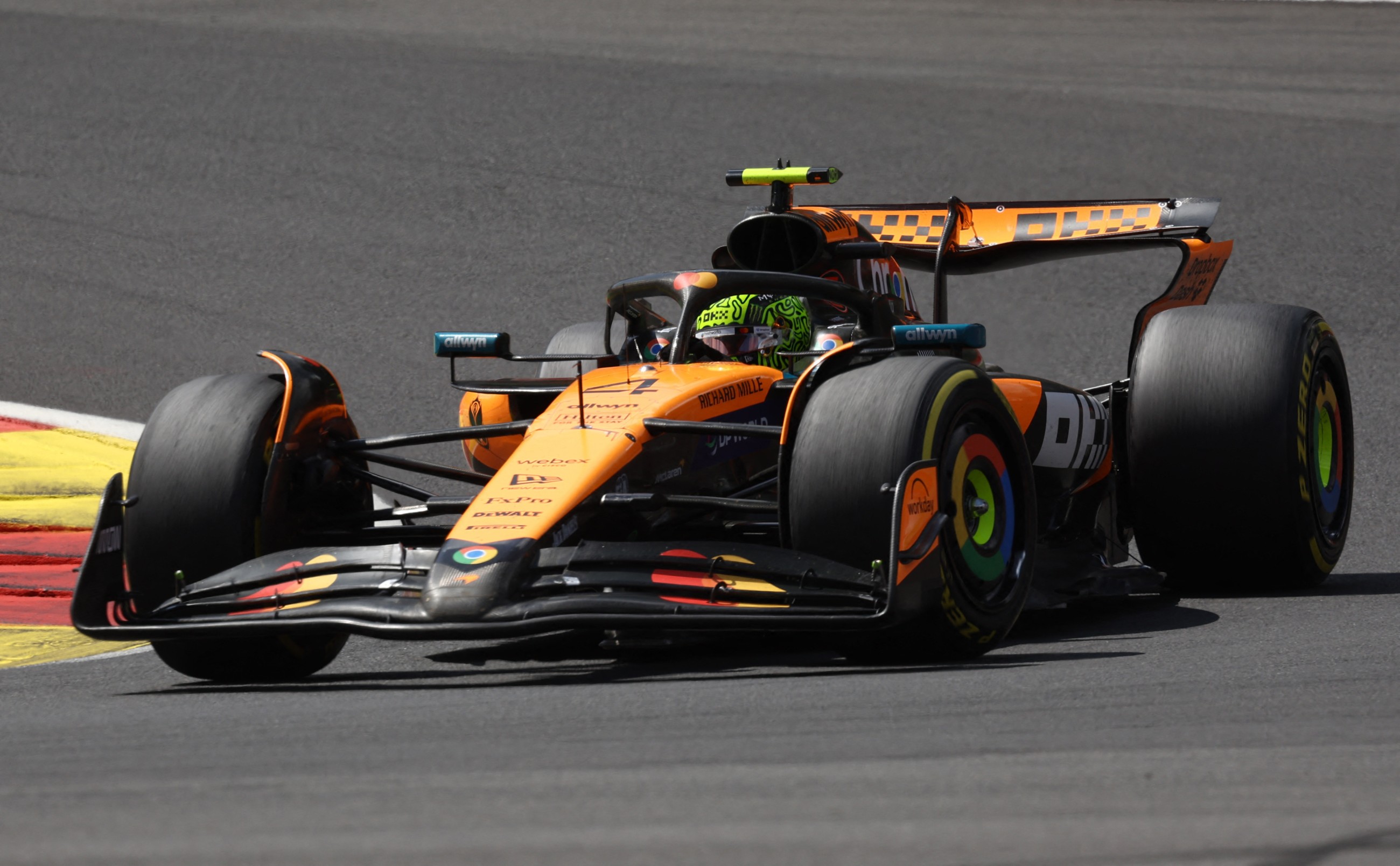 Norris on pole at Belgian F1 GP in 1-2 finish for McLaren