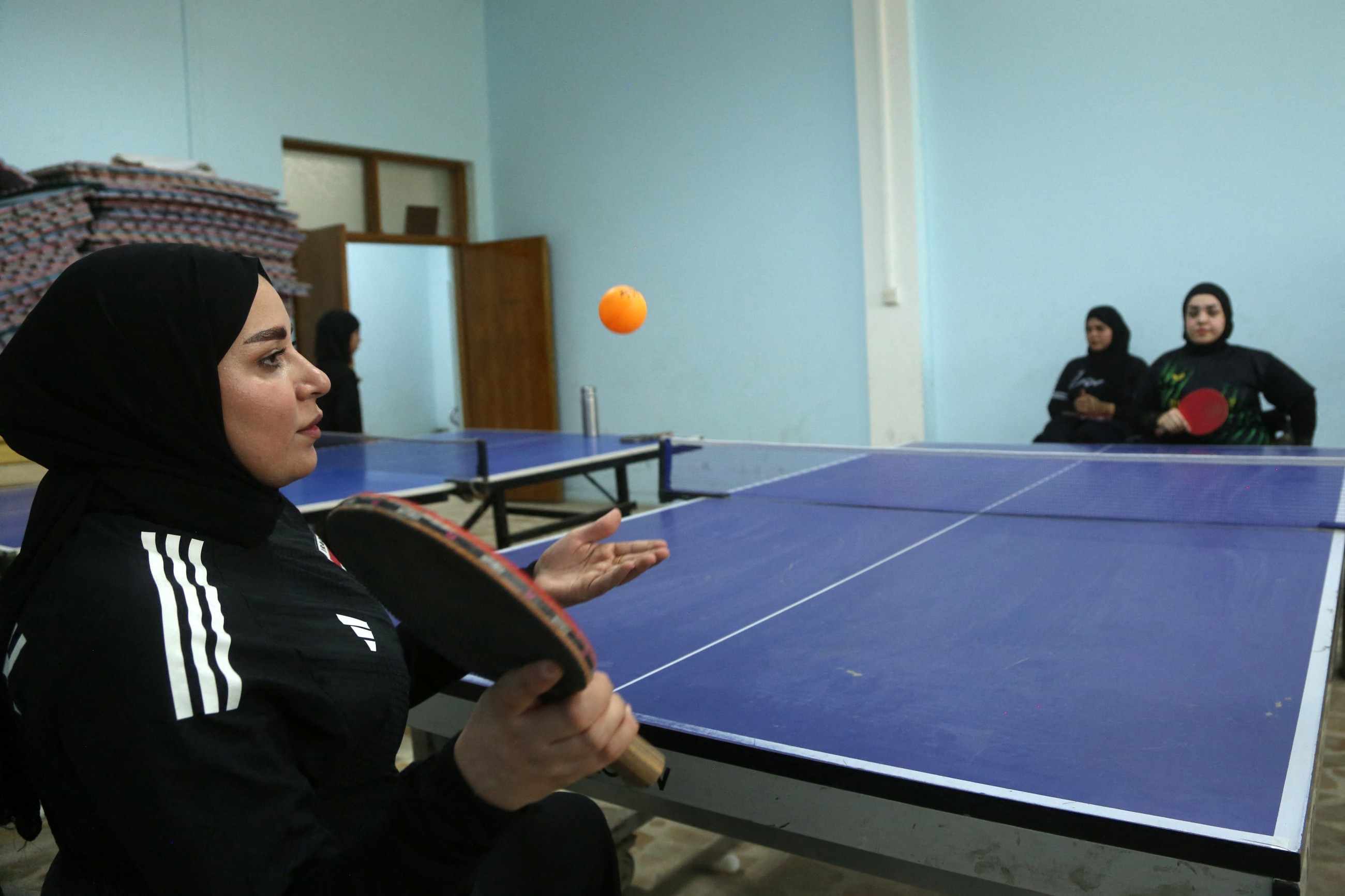 Iraqi women table tennis players chase Paralympic dreams