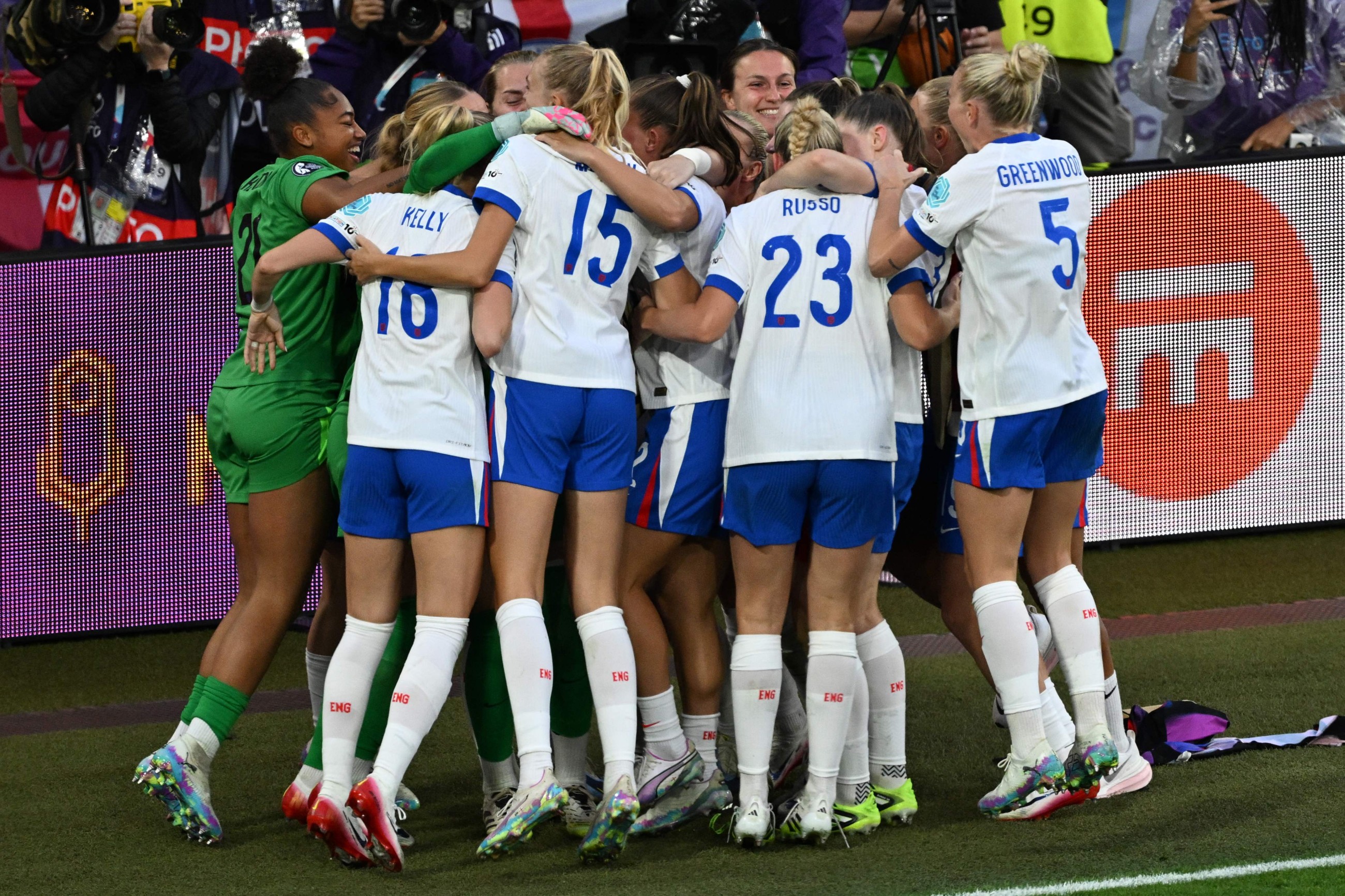 England women down Spain on penalties, retain Euro title