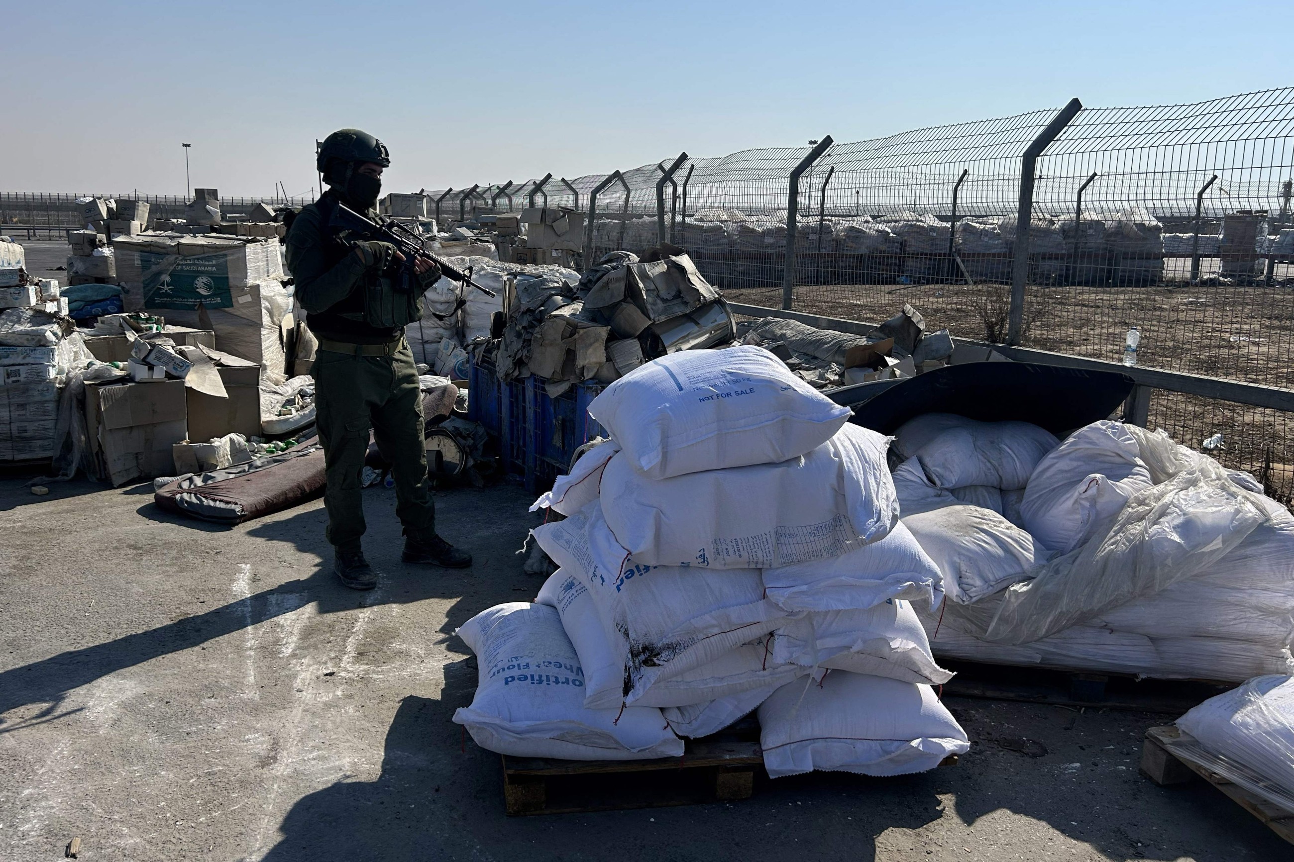 Israel says Gaza got 120 trucks of aid on day one of pause