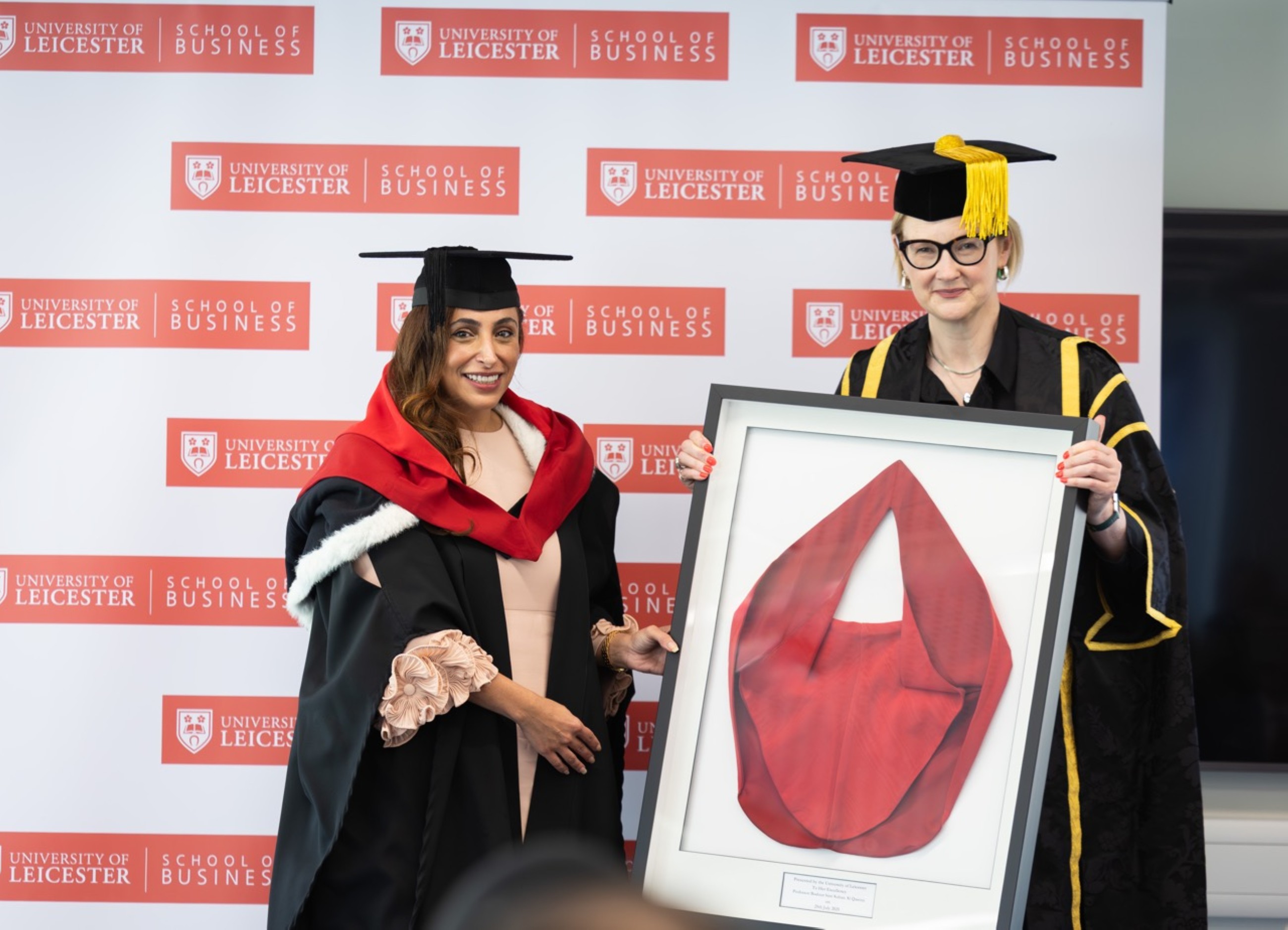 Sheikha Bodour conferred Leicester University's first honorary professorship