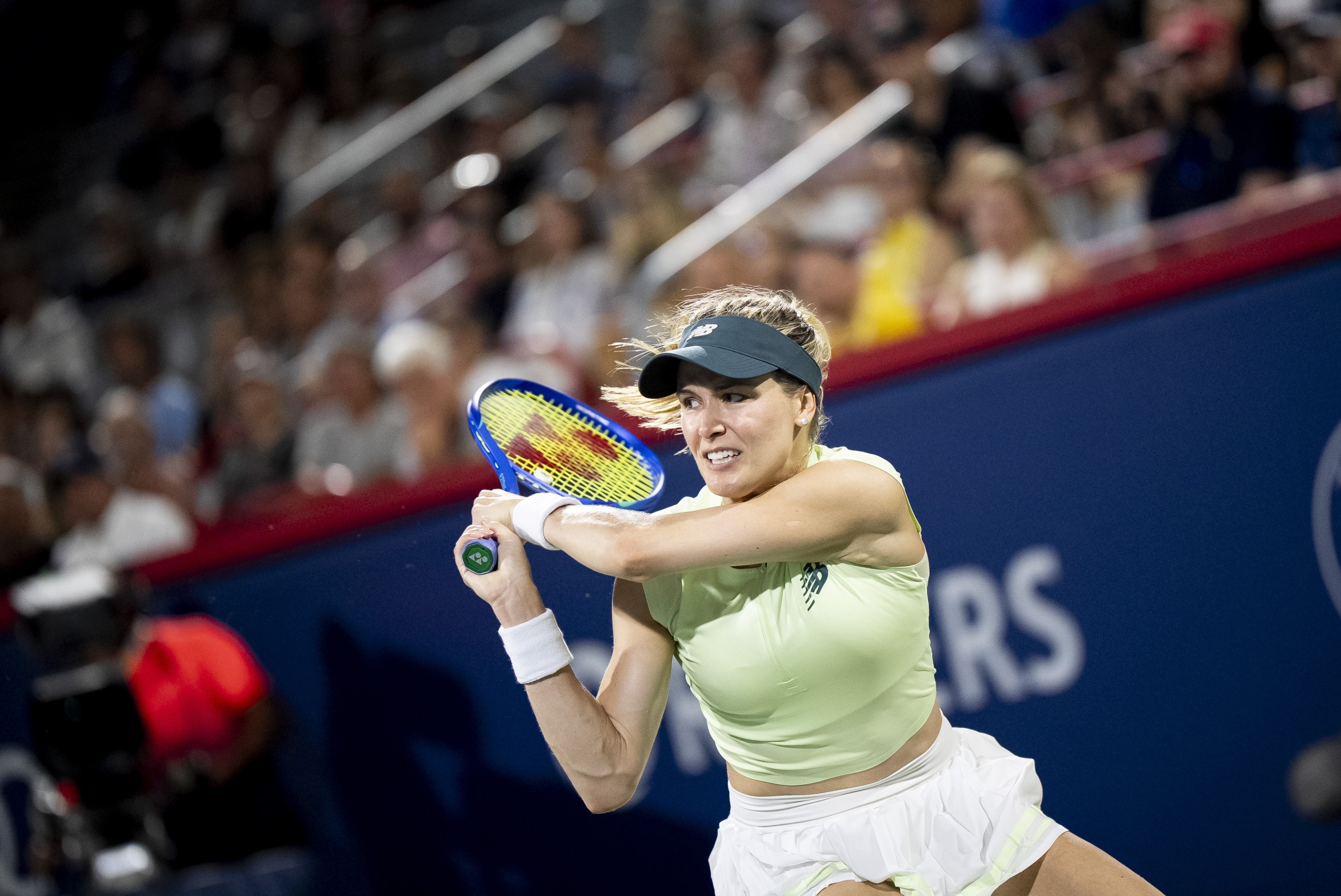 Bouchard extends career with first-round win at Canadian Open