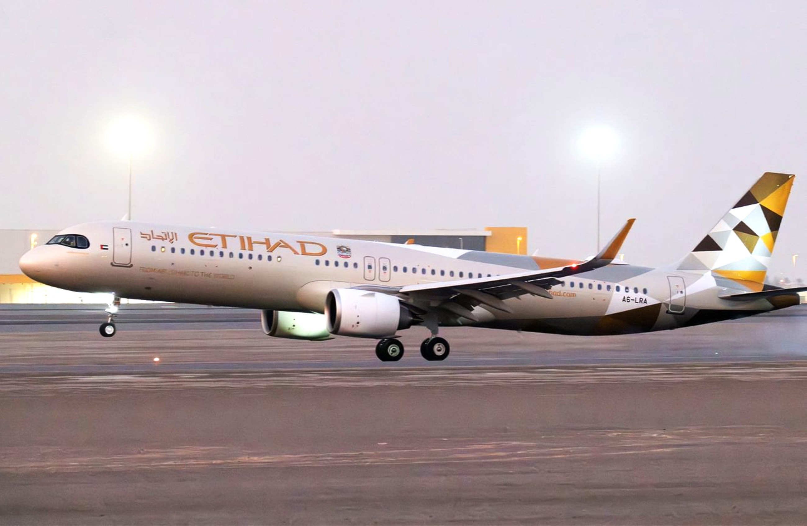 Etihad Airways' first Airbus A321LR to enter commercial service on August 1