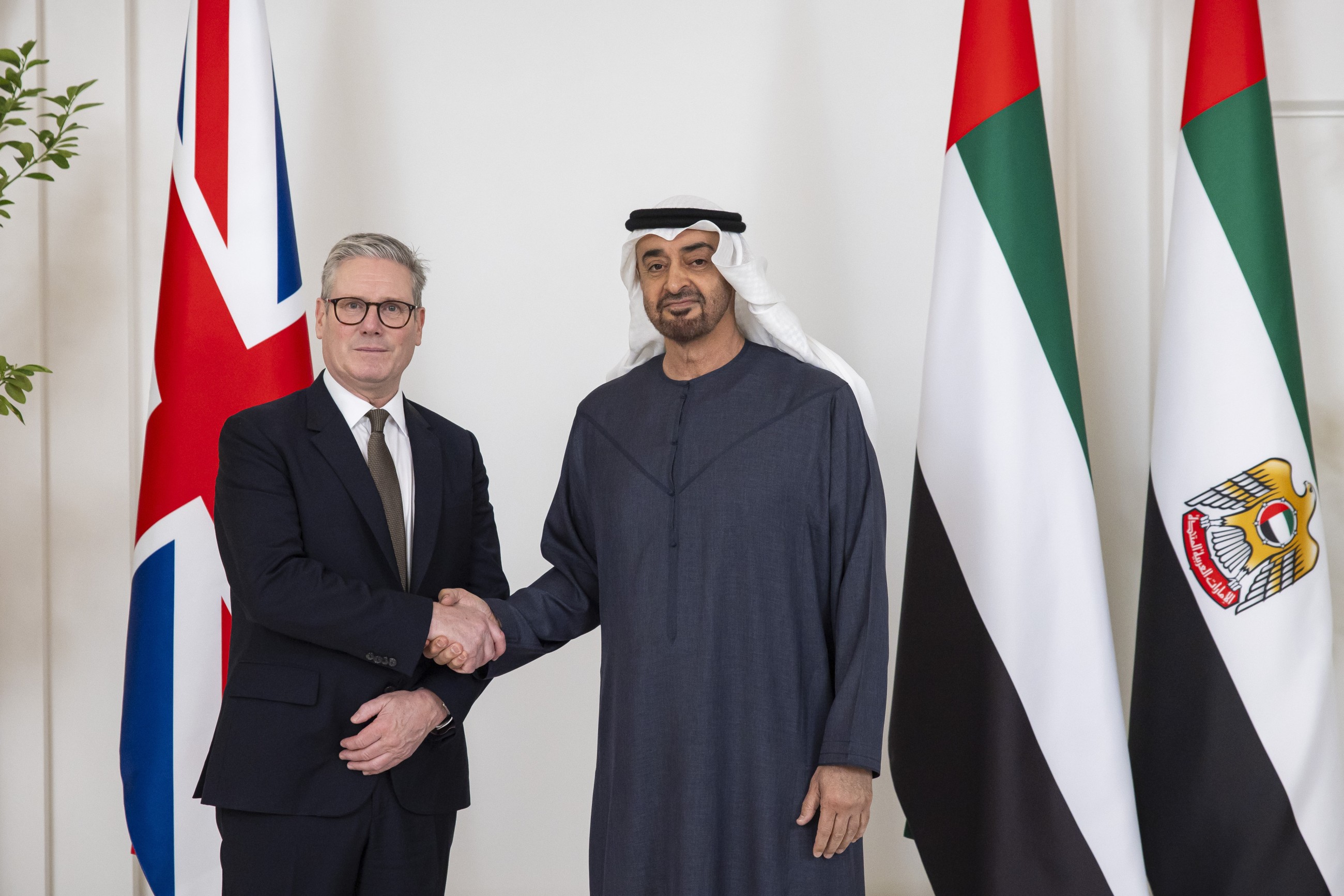Urgent ceasefire in Gaza very crucial, Mohamed Bin Zayed tells Keir Starmer