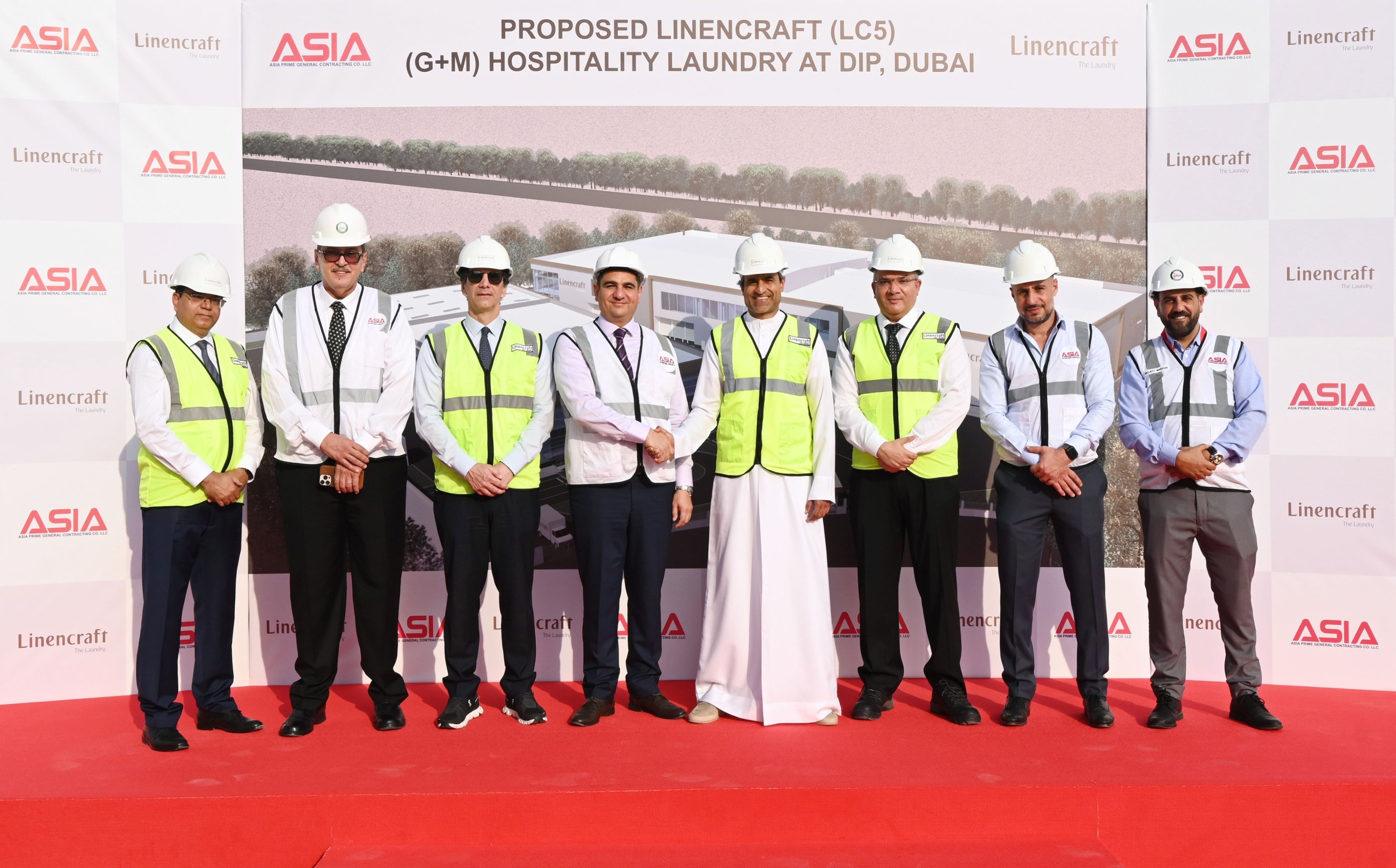 Emirates Flight Catering lays foundation stone for Dhs160m laundry facility