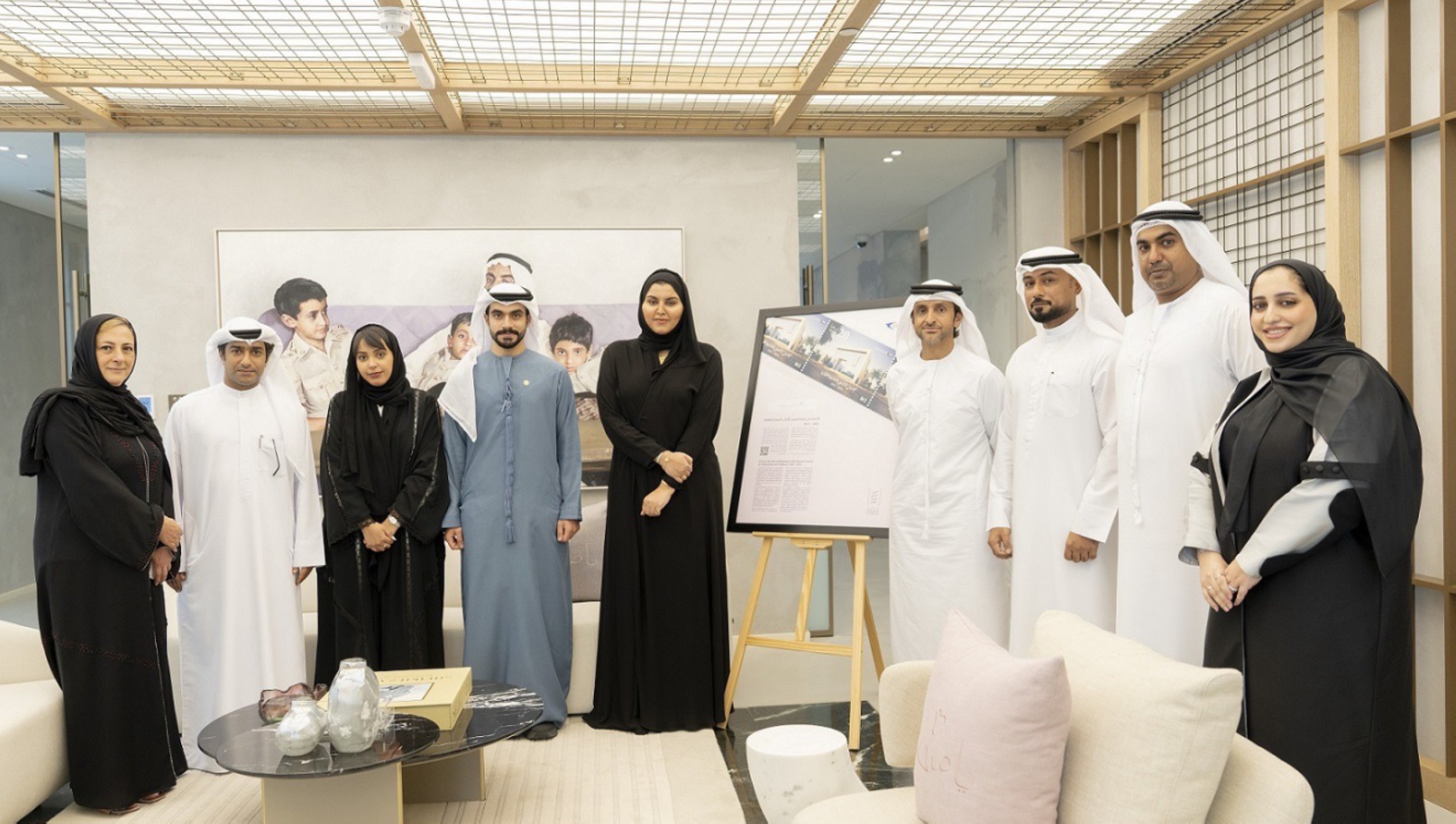 Emirates Post issues commemorative stamp, marking Supreme Council for Motherhood & Childhood’s 20th anniversary