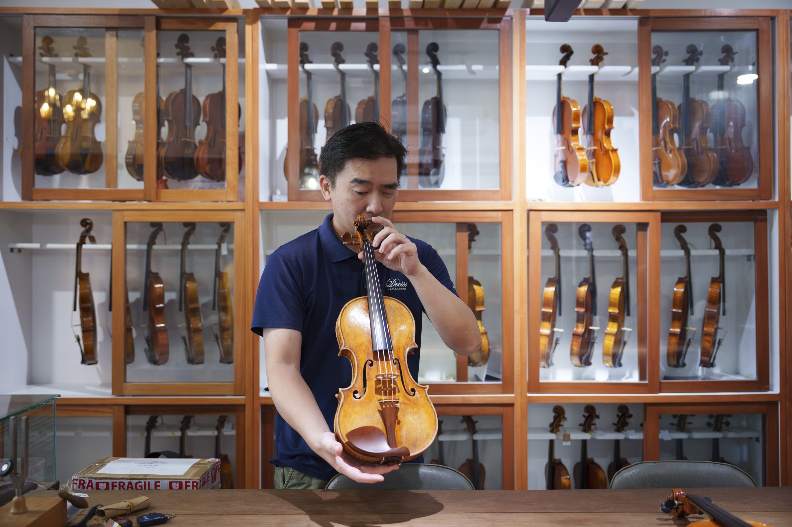 Tuning for tomorrow: Malaysia’s first violin maker carves out a rare craft