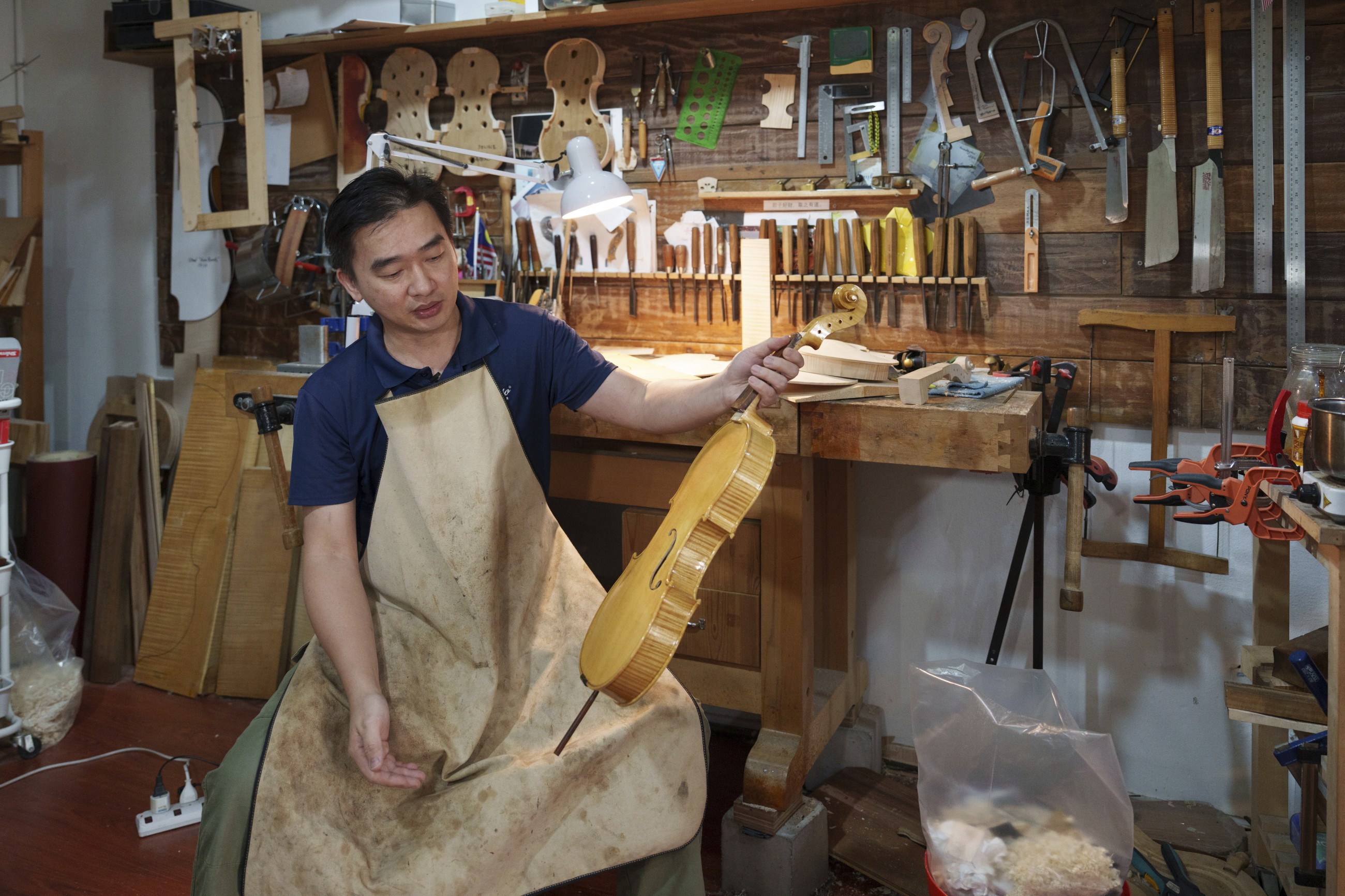 Tuning for tomorrow: Malaysia’s first violin maker carves out a rare craft