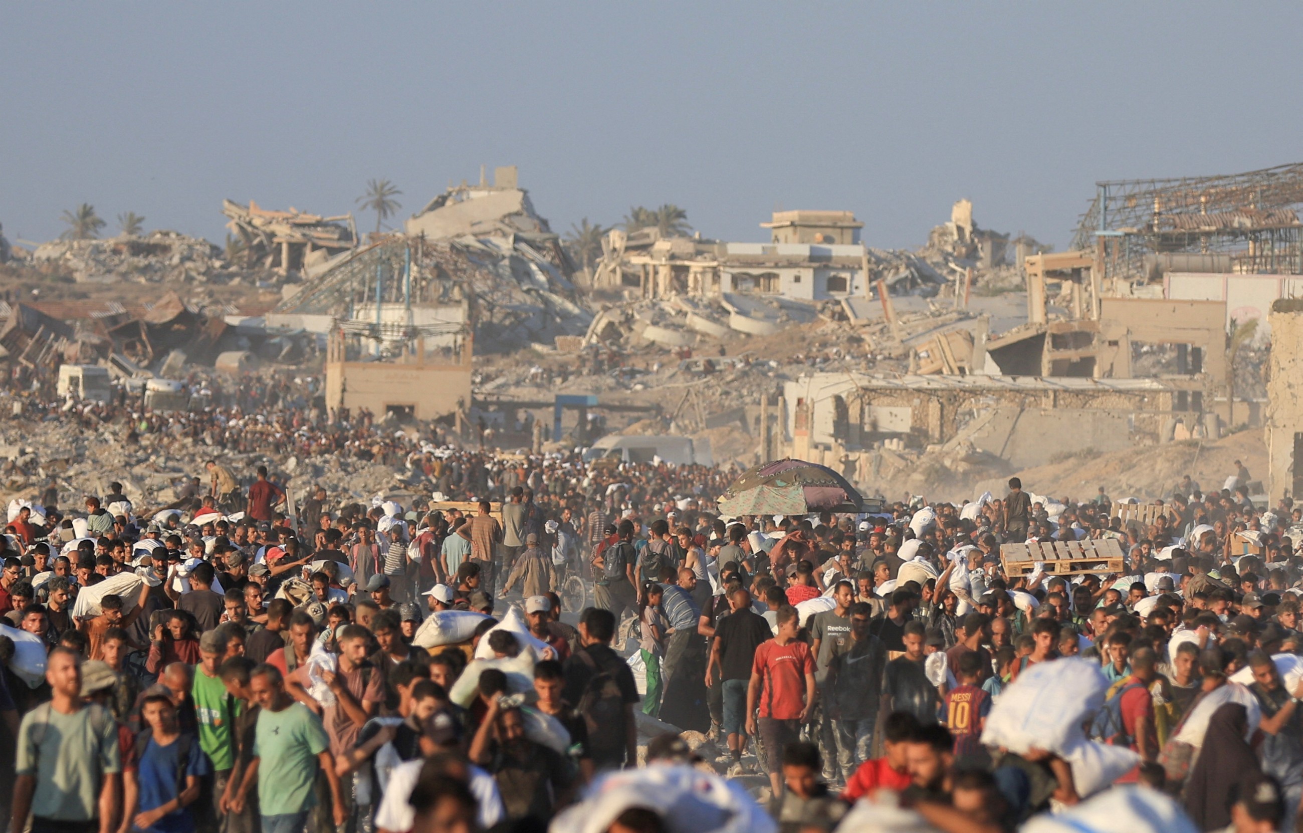 Dozens killed while seeking food in Gaza