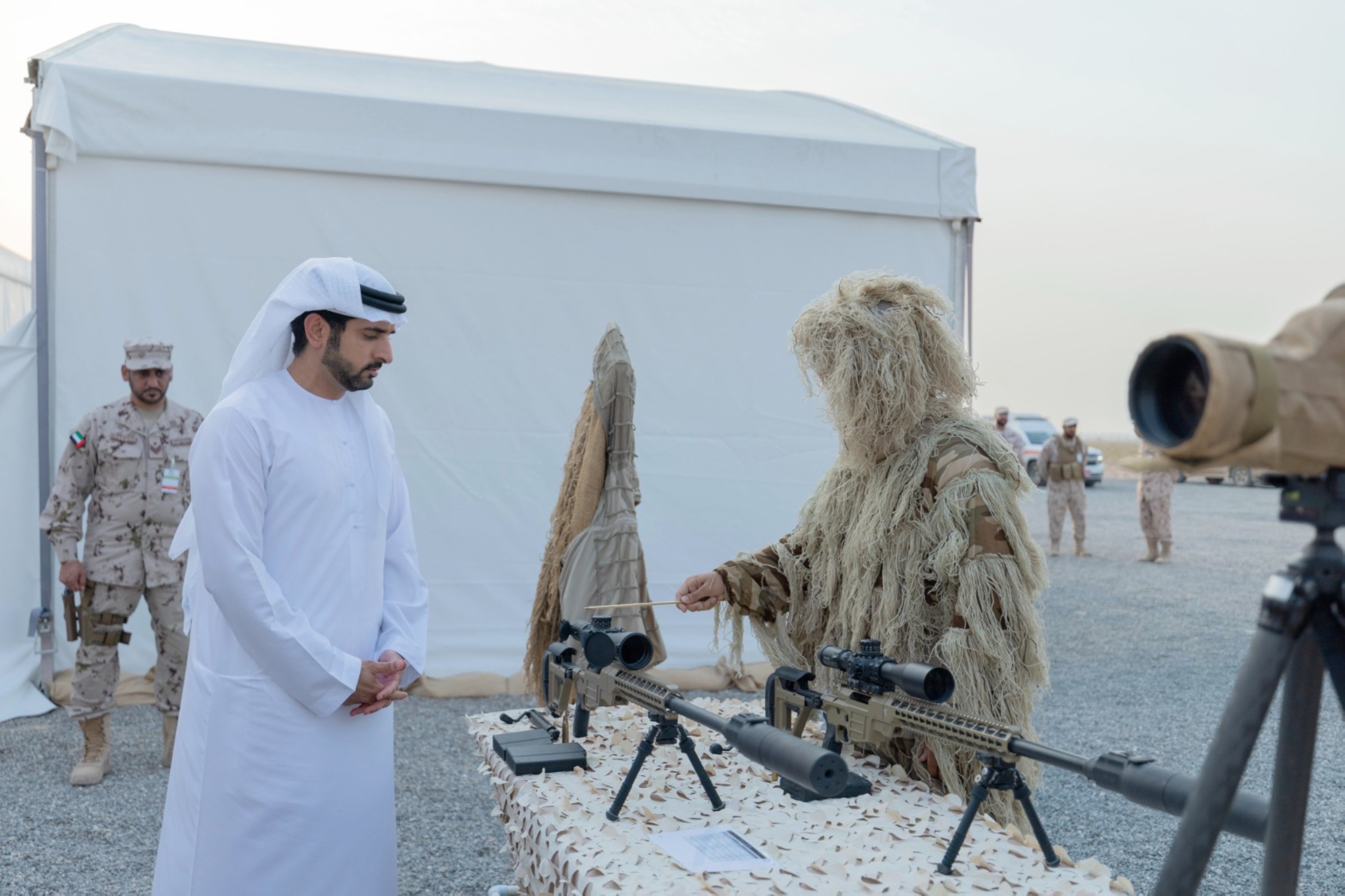 Sheikh Hamdan witnesses marksmanship of National Service Programme recruits