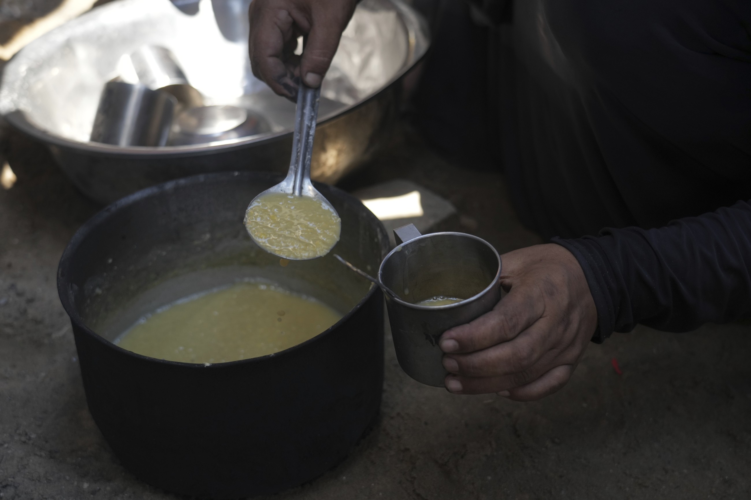 From dawn to dusk, a Gaza family focuses on one thing: finding food