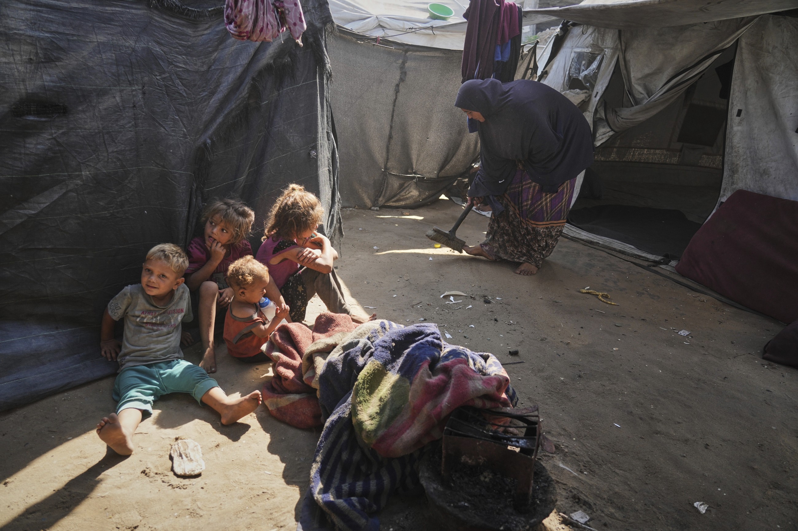 From dawn to dusk, a Gaza family focuses on one thing: finding food