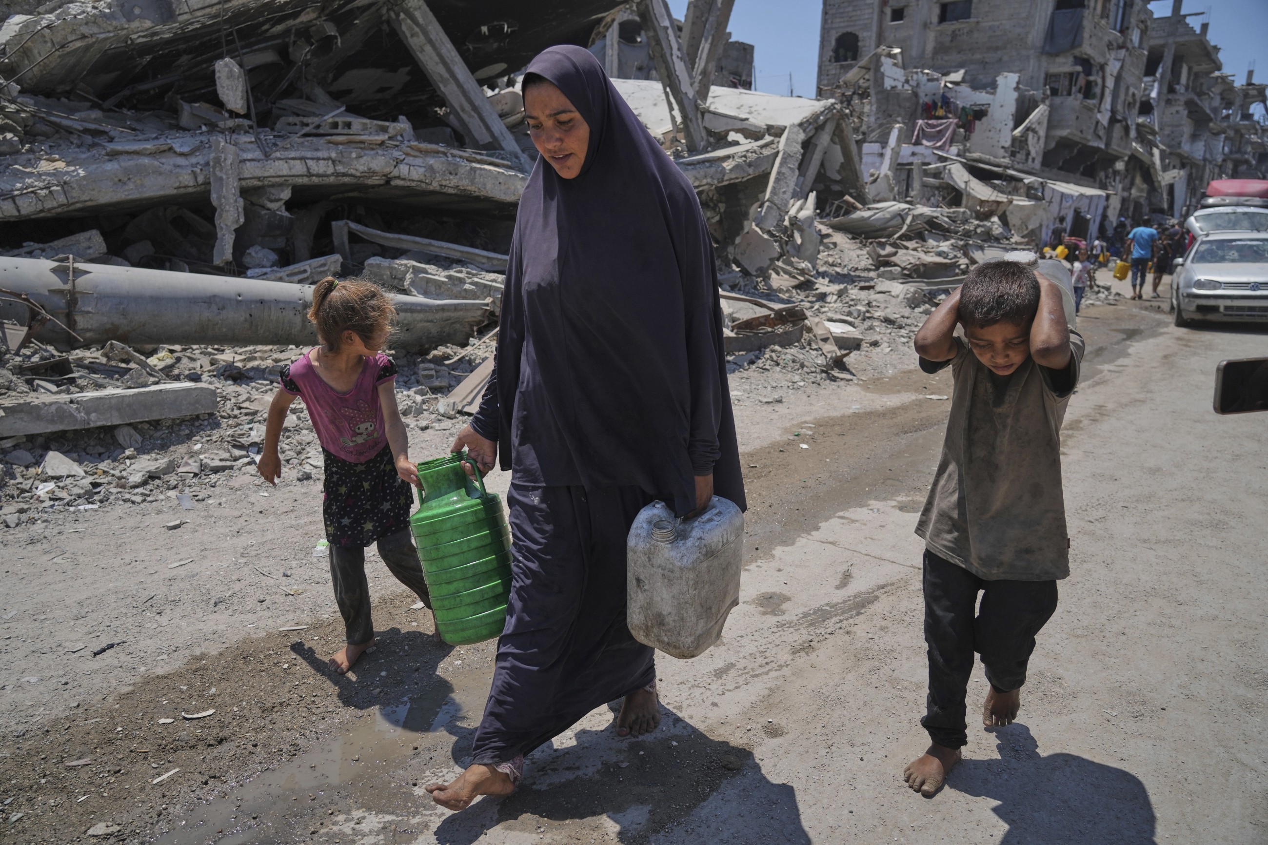From dawn to dusk, a Gaza family focuses on one thing: finding food