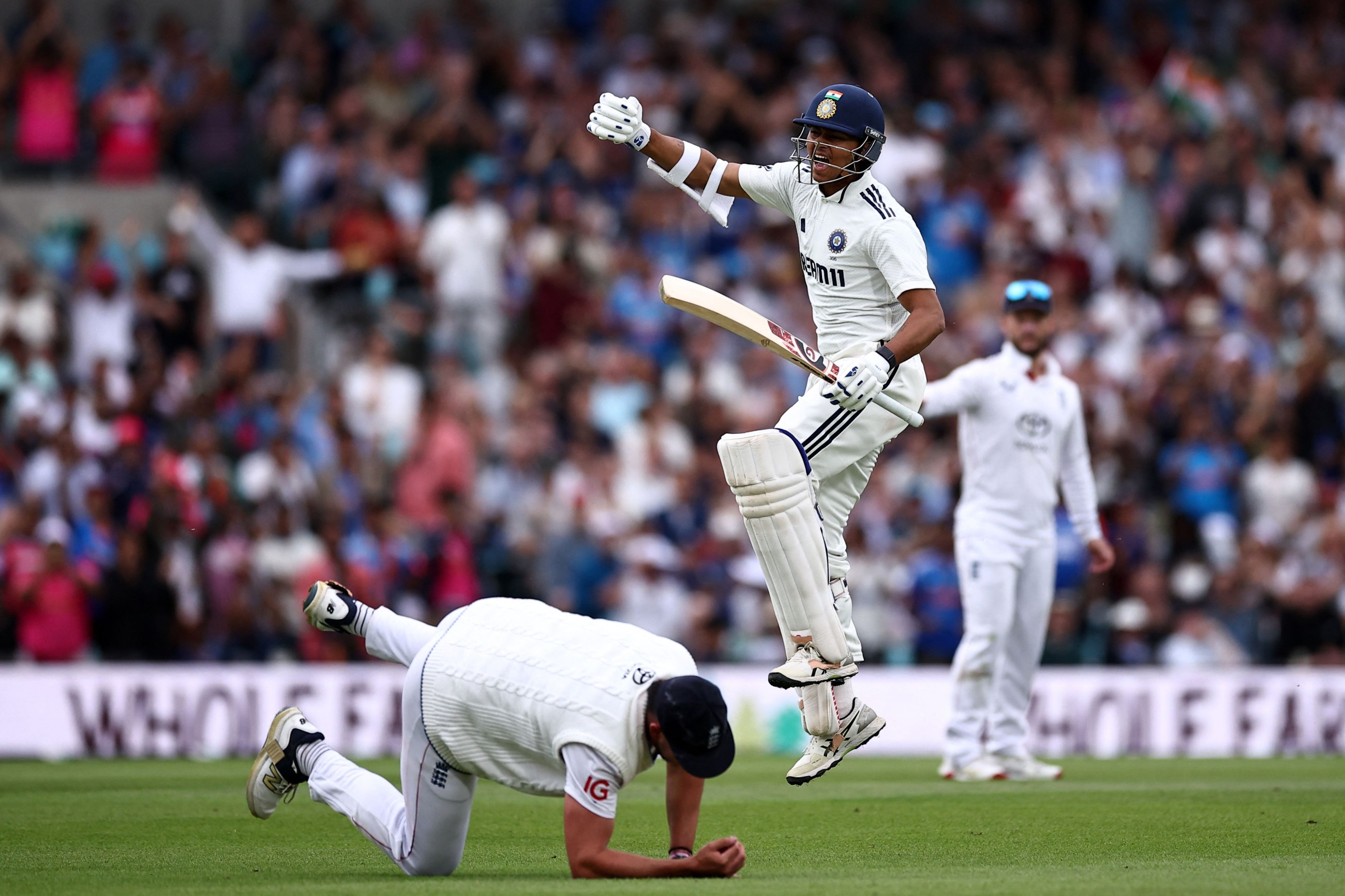Jaiswal and Deep keep India in the hunt against England
