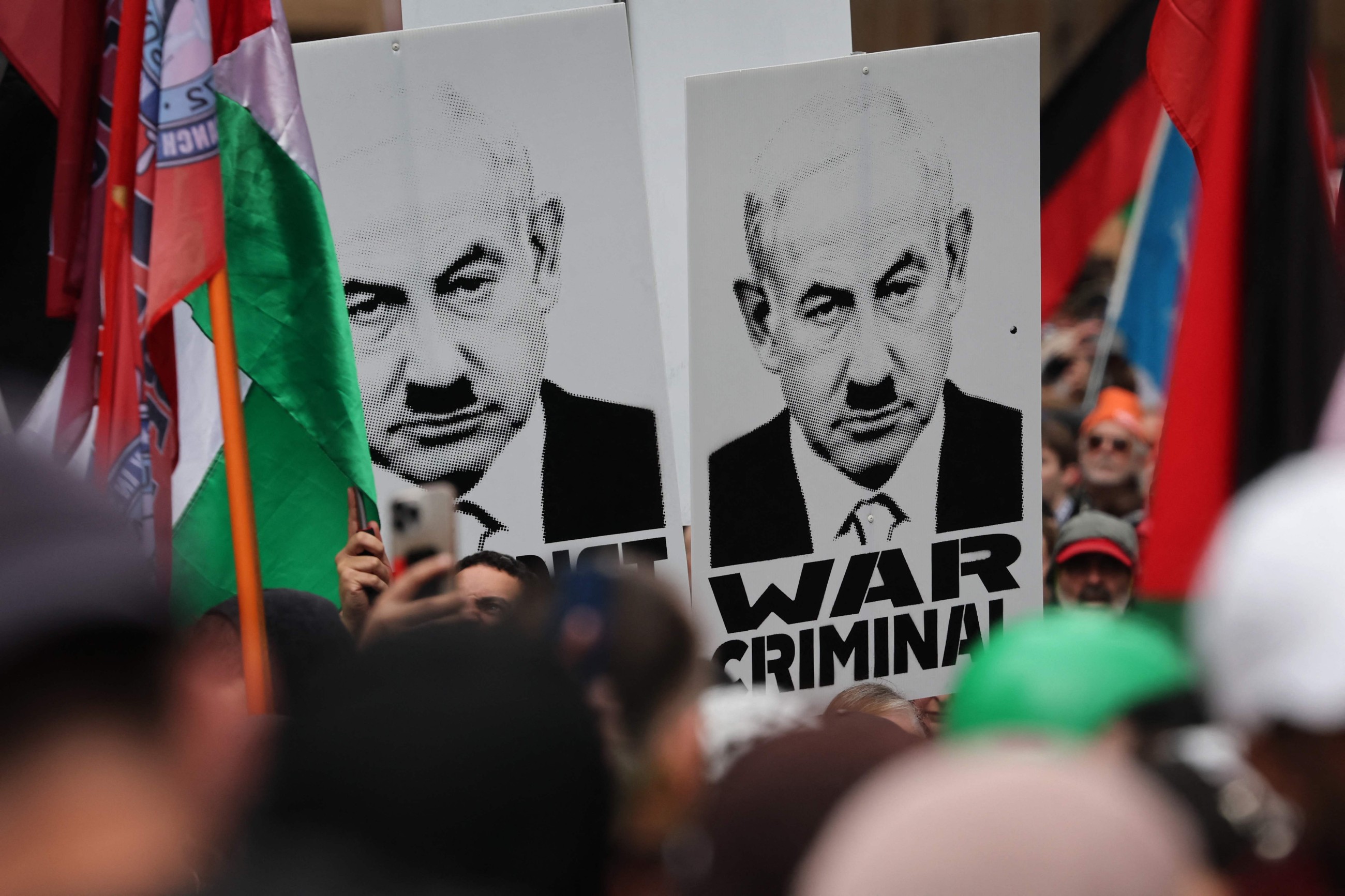 Tens of thousands join pro-Palestinian march over Sydney Harbour Bridge