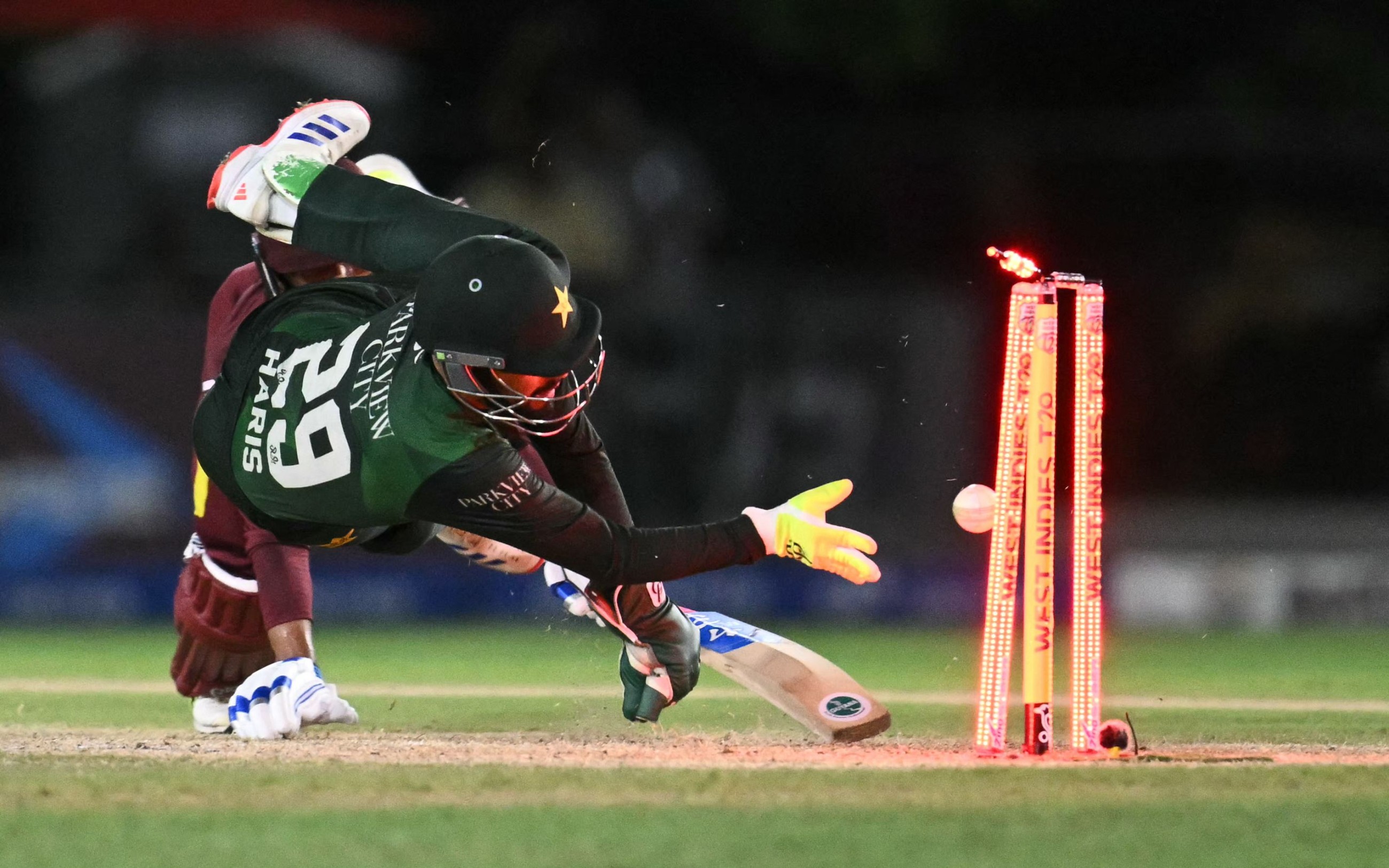 West Indies hold their nerves to beat Pakistan in T20 thriller