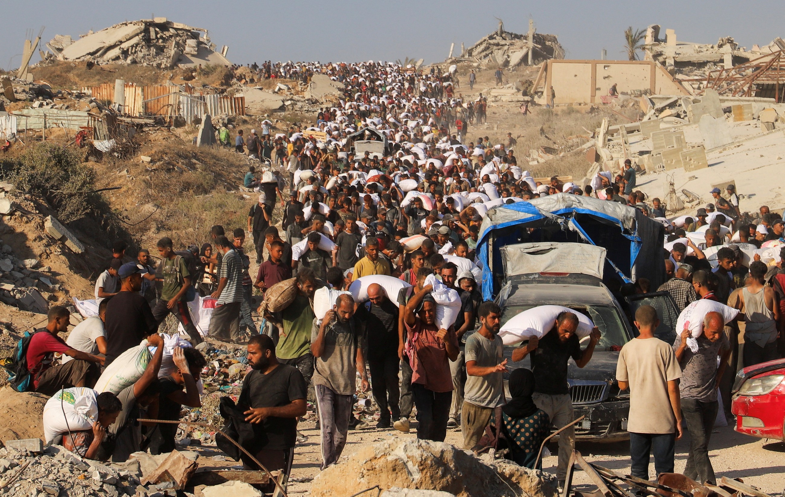 Hamas says it will allow aid for hostages if Israel halts airstrikes