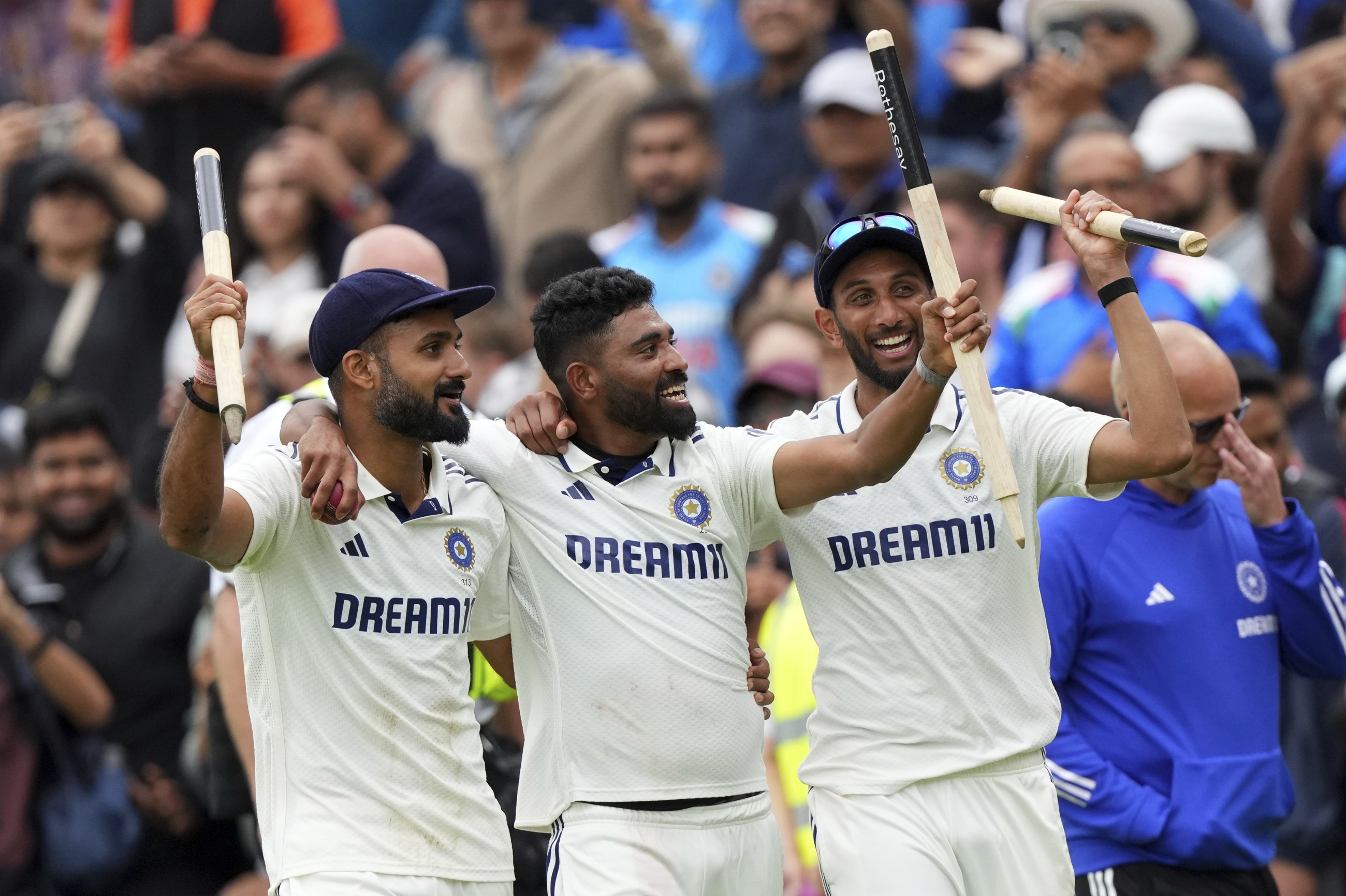 Siraj stars as India beat England by six runs in fifth-Test thriller