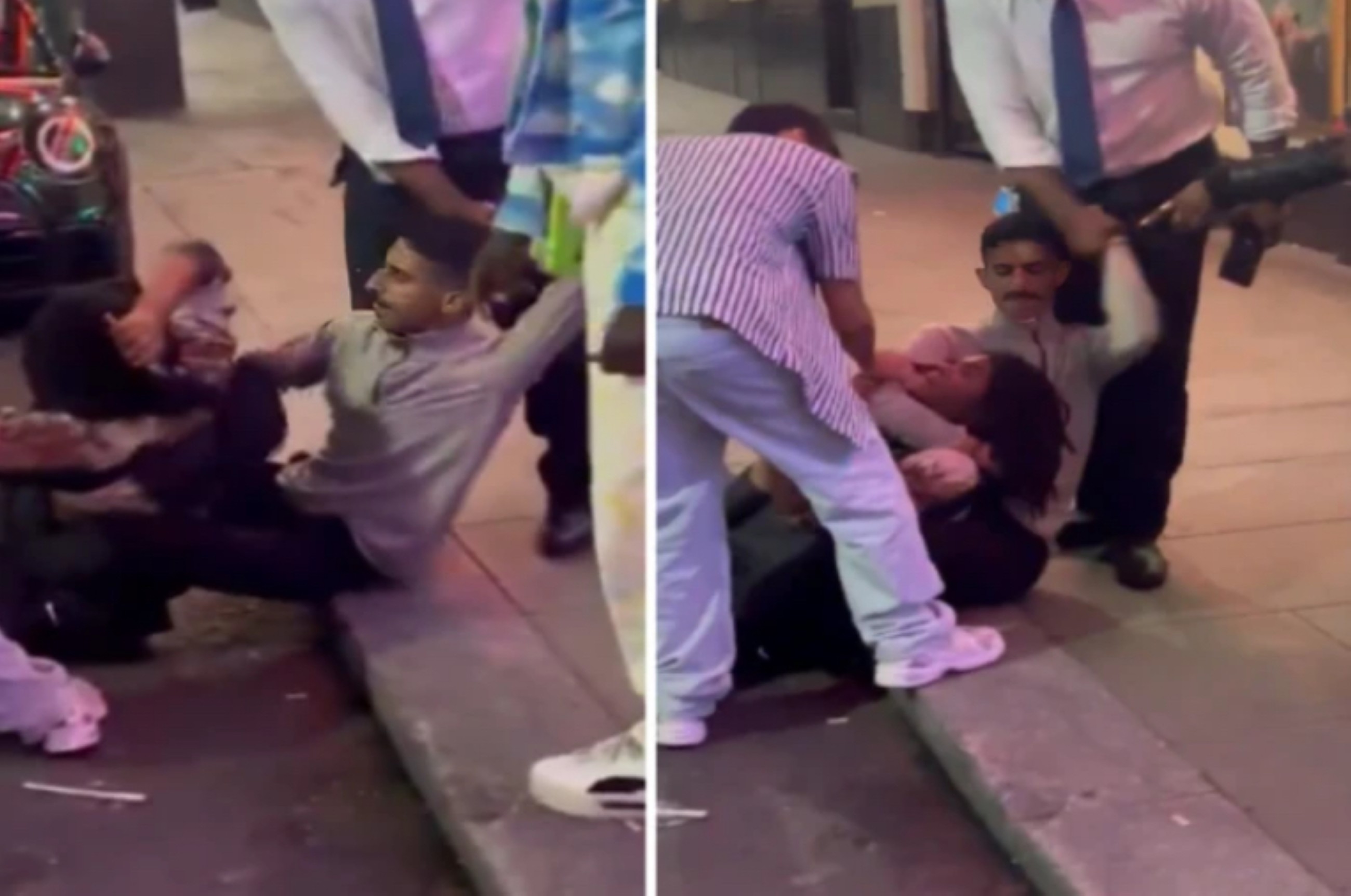 VIDEO: Saudi man recovers his phone from thief in London, pins him to the ground