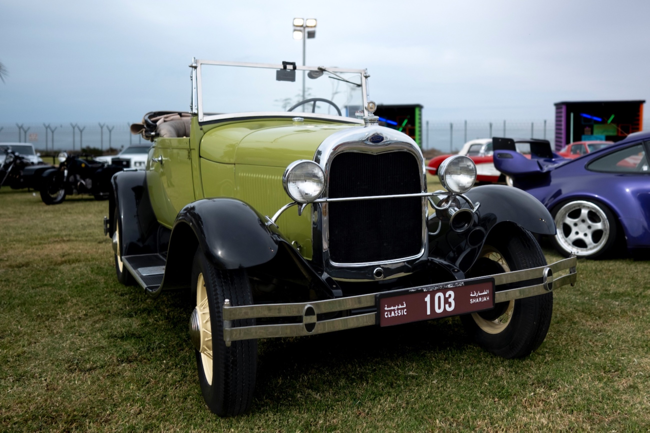 In blazing heat Sharjah’s classic cars keep their cool