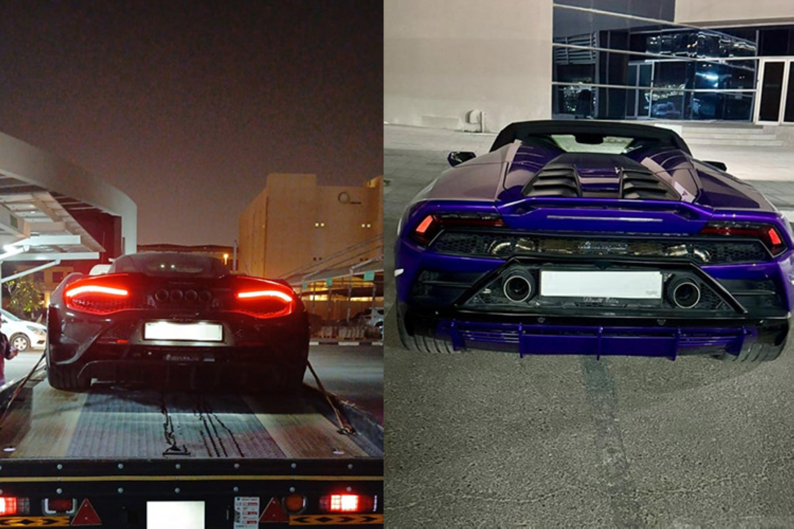Dubai Police impound two supercars for performing dangerous stunts