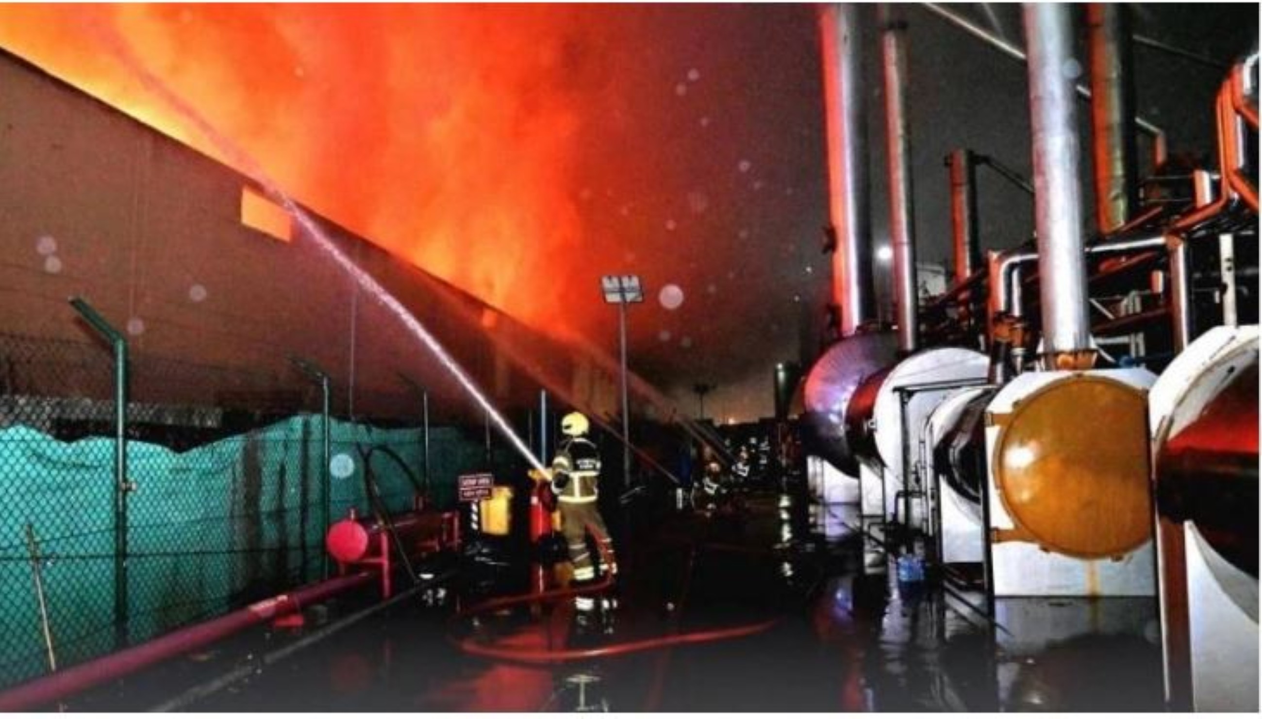 Clothing warehouse fire in Hamriyah free zone contained with no injuries