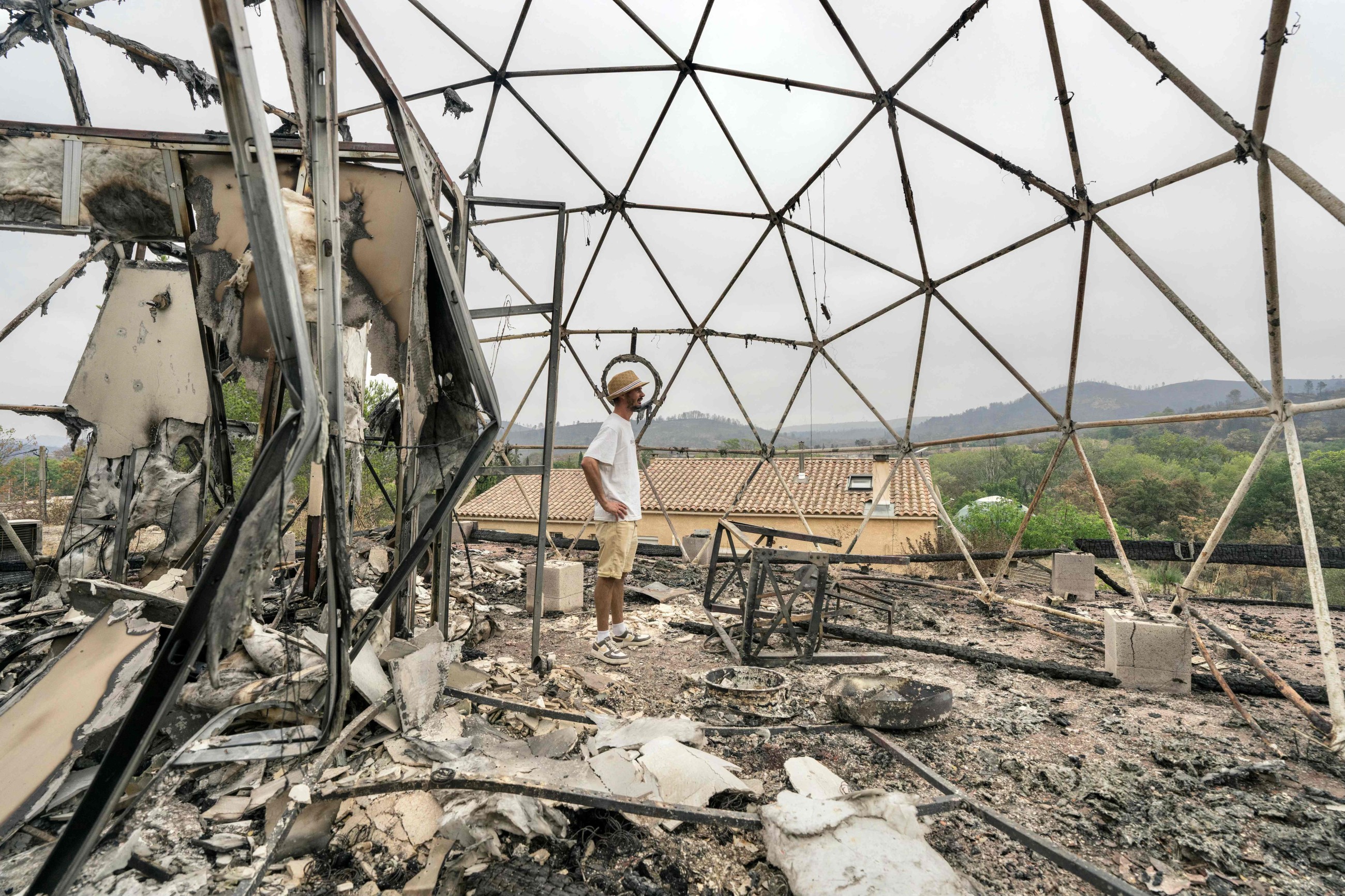 Massive French wildfire contained but 'not under control'