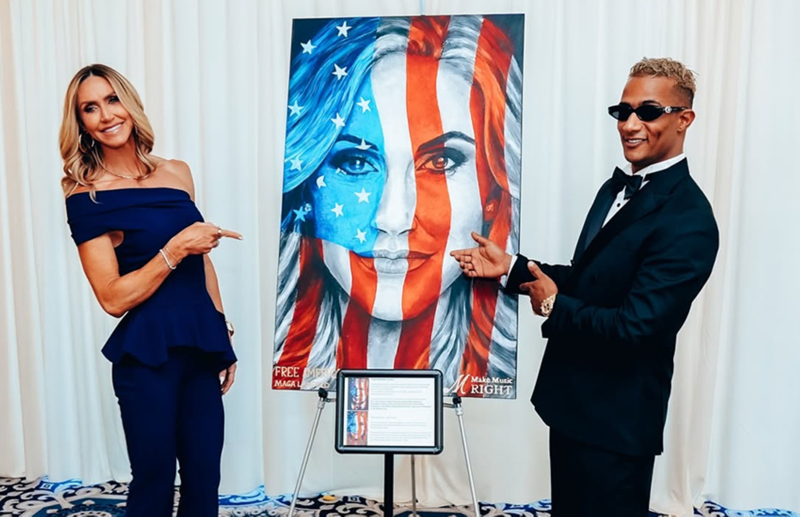 Lara Trump hosts Egyptian artist Mohamed Ramadan in New York