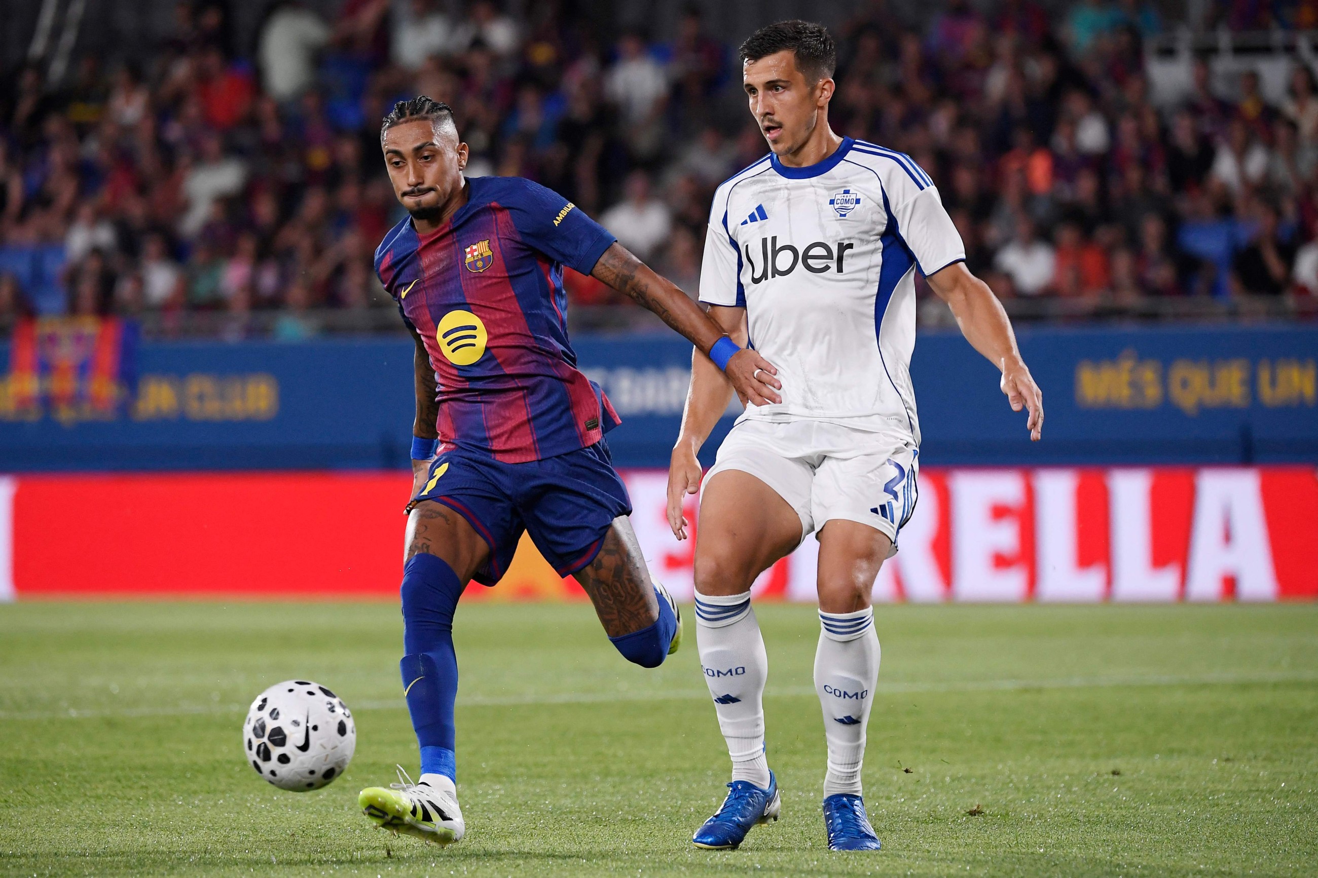 Barcelona send warning to Spanish League title rivals with 5-0 Gamper romp