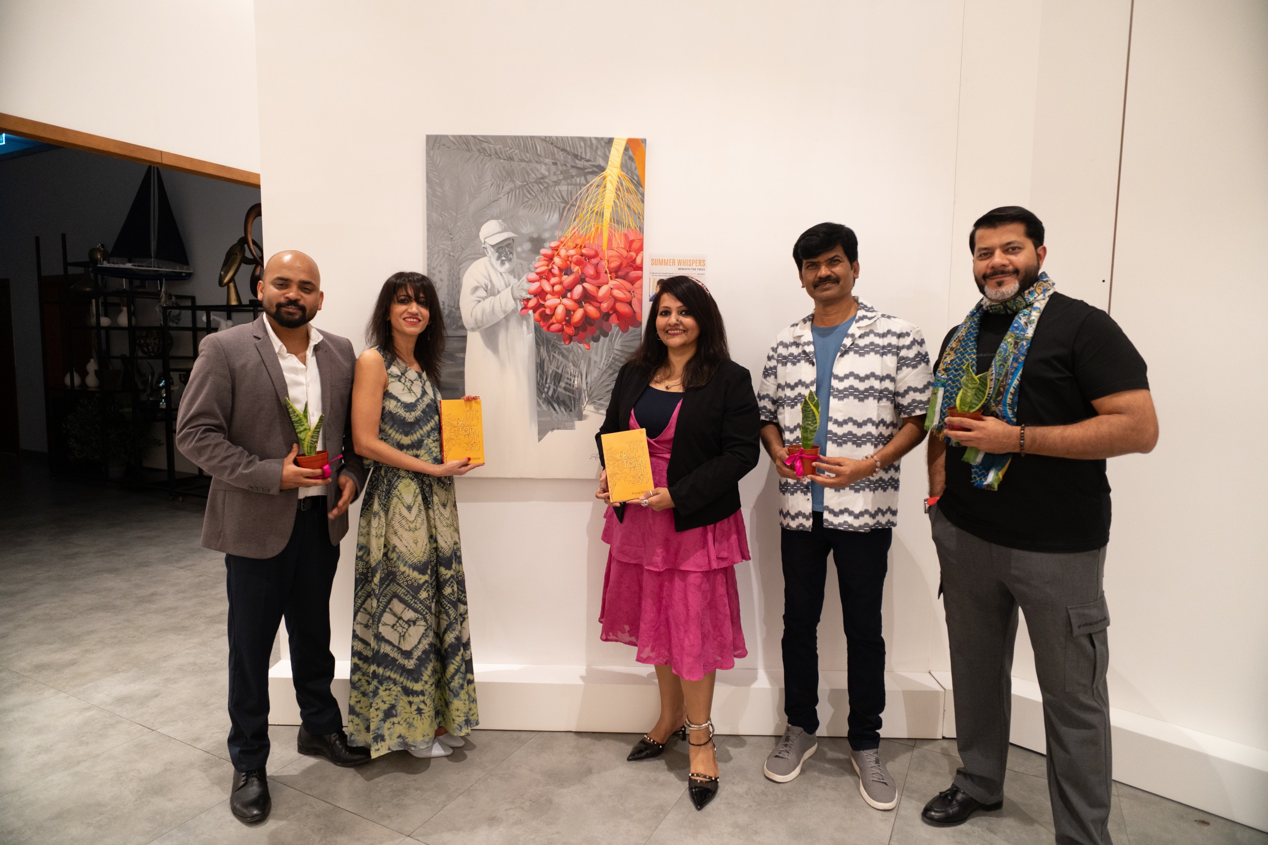 Ease under trees: Qube Art Gallery turns Purva Grover’s book into summer show