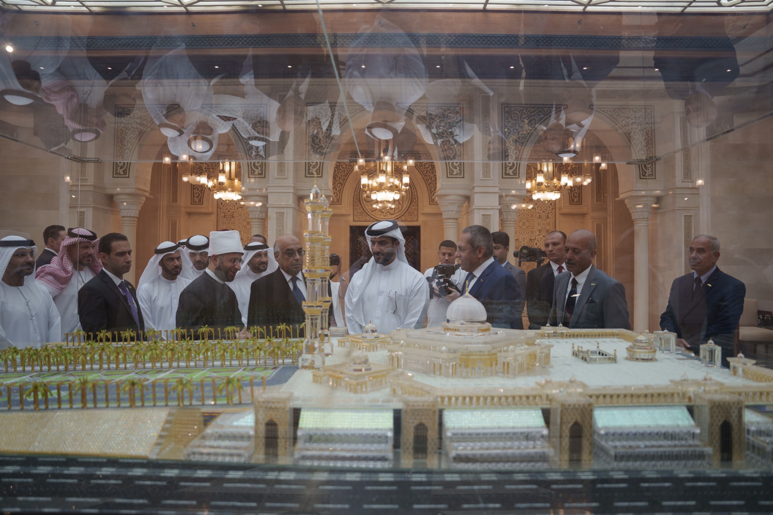 Sultan Bin Ahmed visits Egypt’s Islamic Cultural Centre