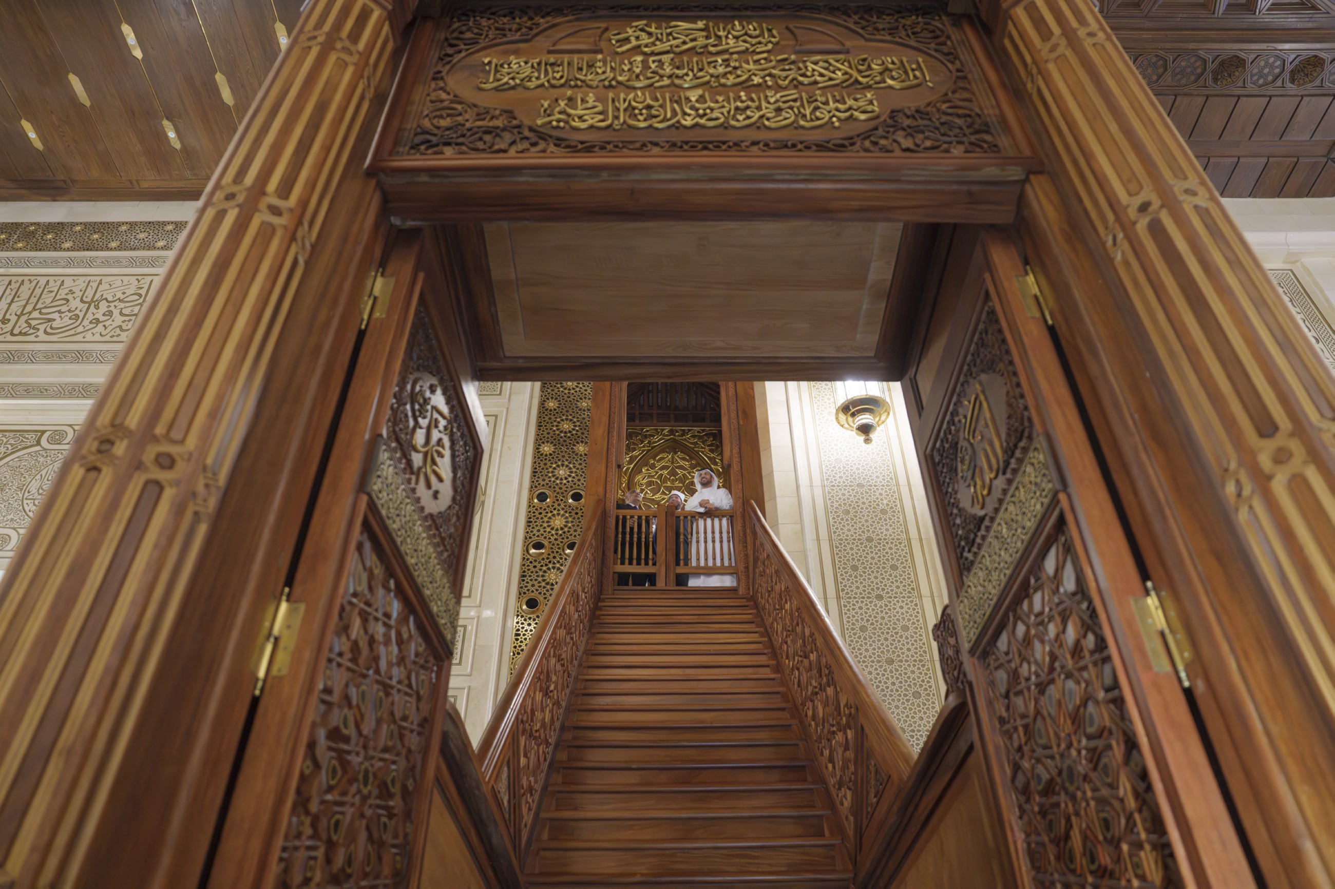 Sultan Bin Ahmed visits Egypt’s Islamic Cultural Centre