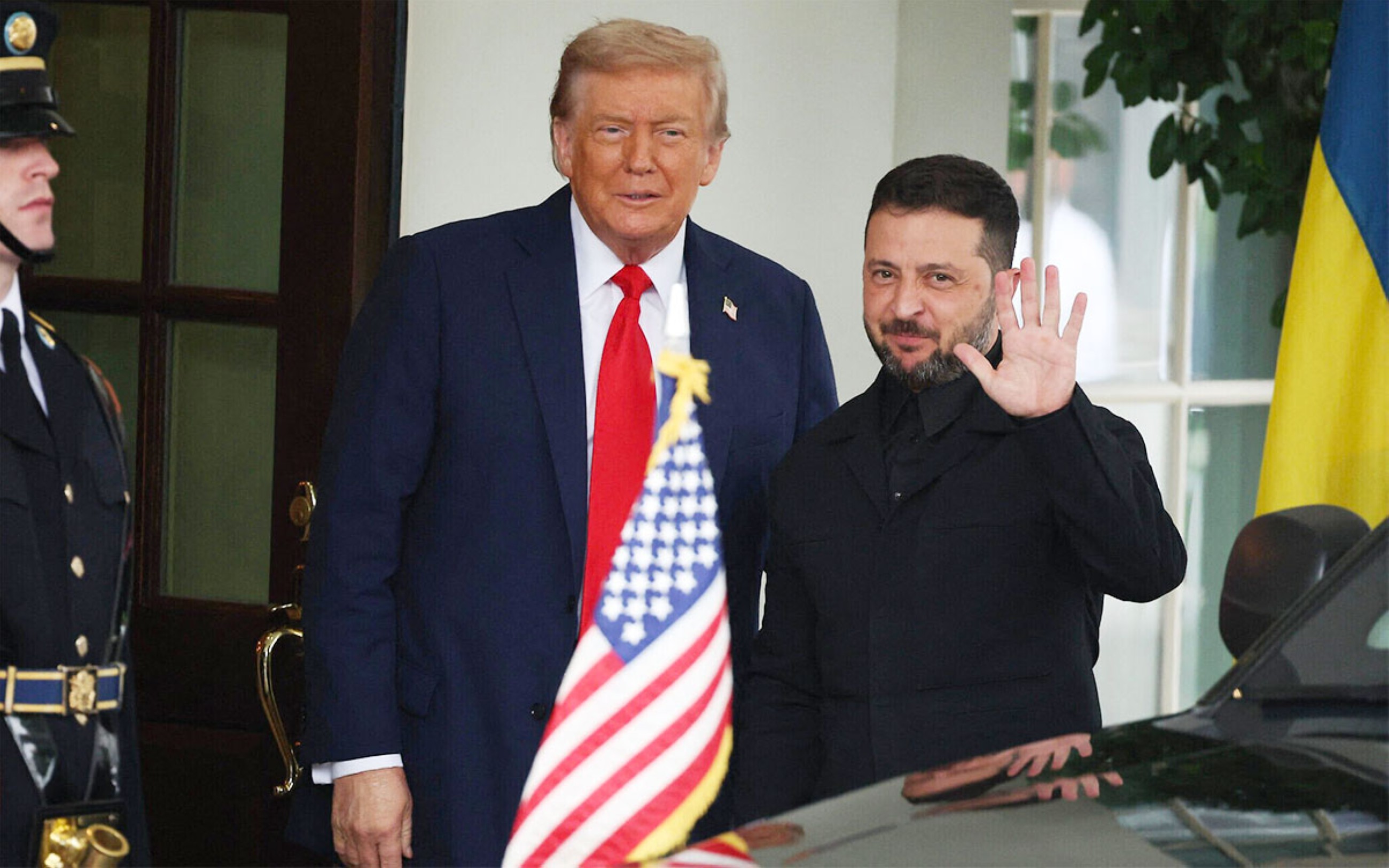President Trump and Zelensky appear closer than ever