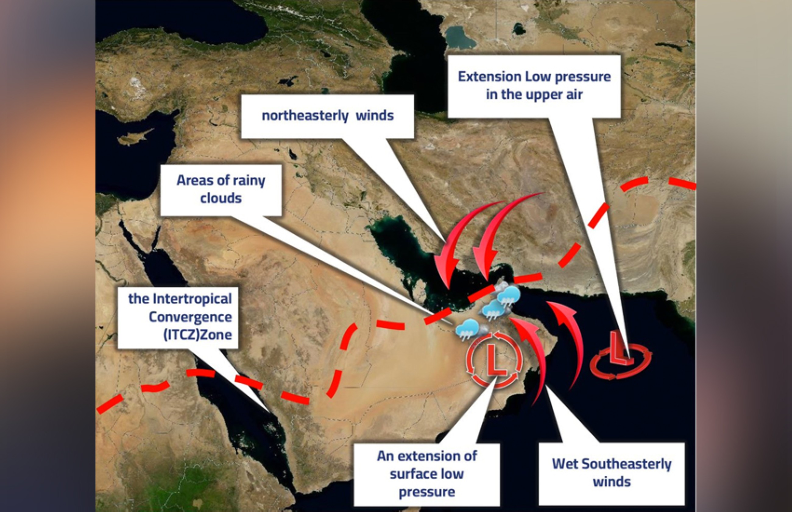 Thunderstorms, strong winds expected across parts of UAE in coming days