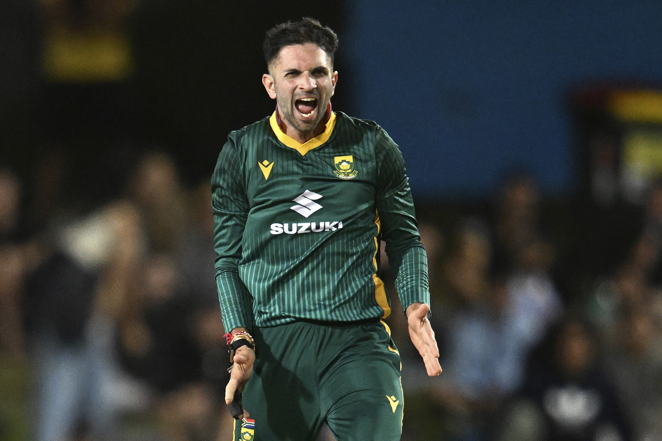 Maharaj five-for leads S.Africa to biggest ODI victory over Oz in series opener