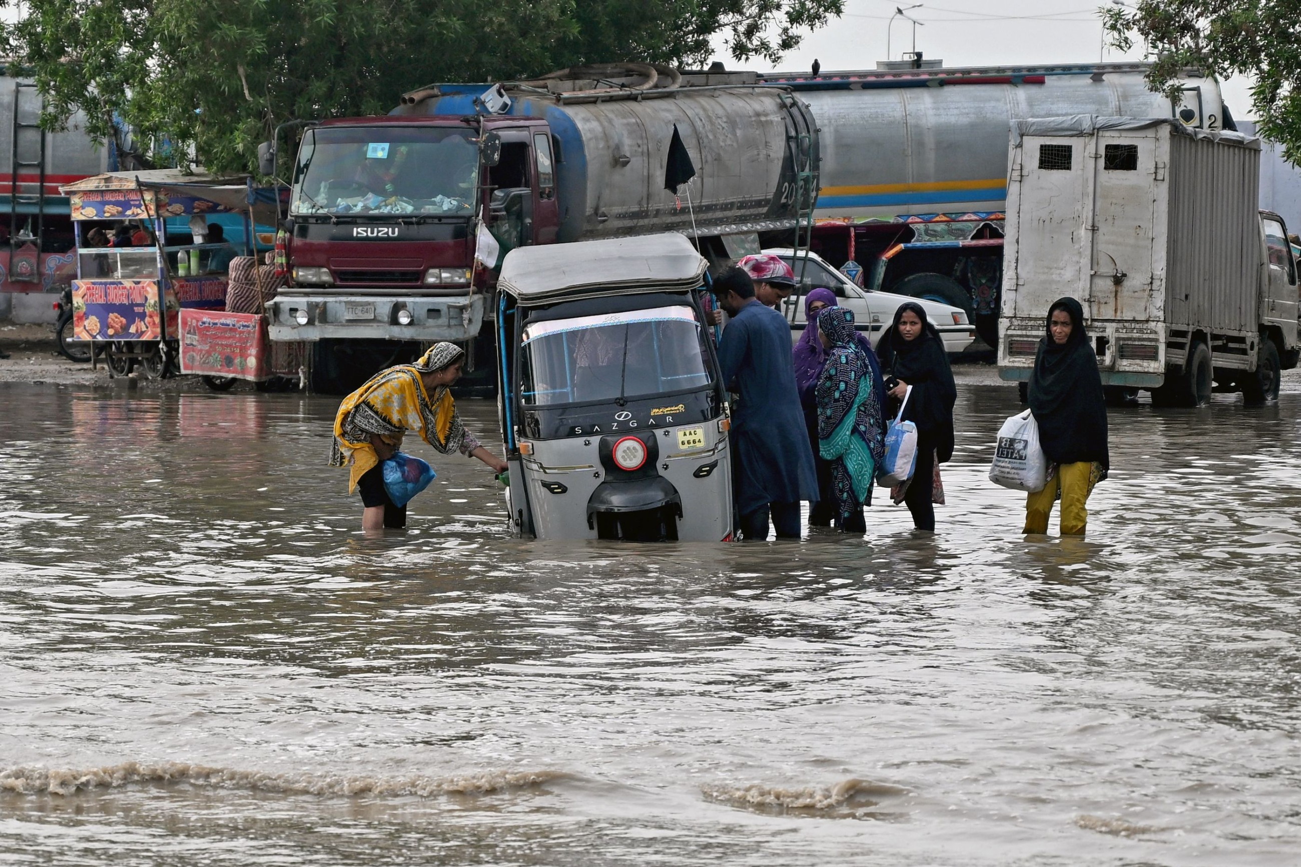 Pakistan's Karachi hit by torrential rain and floods