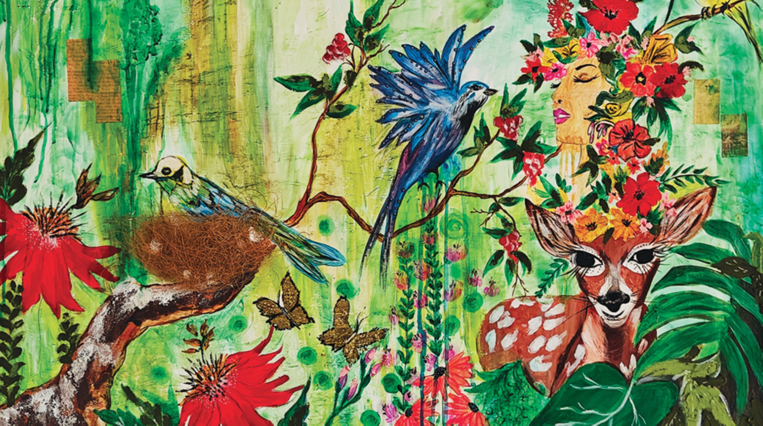 Nature on her canvas: Andleeb Khan’s artwork is a paean to Nature’s charisma