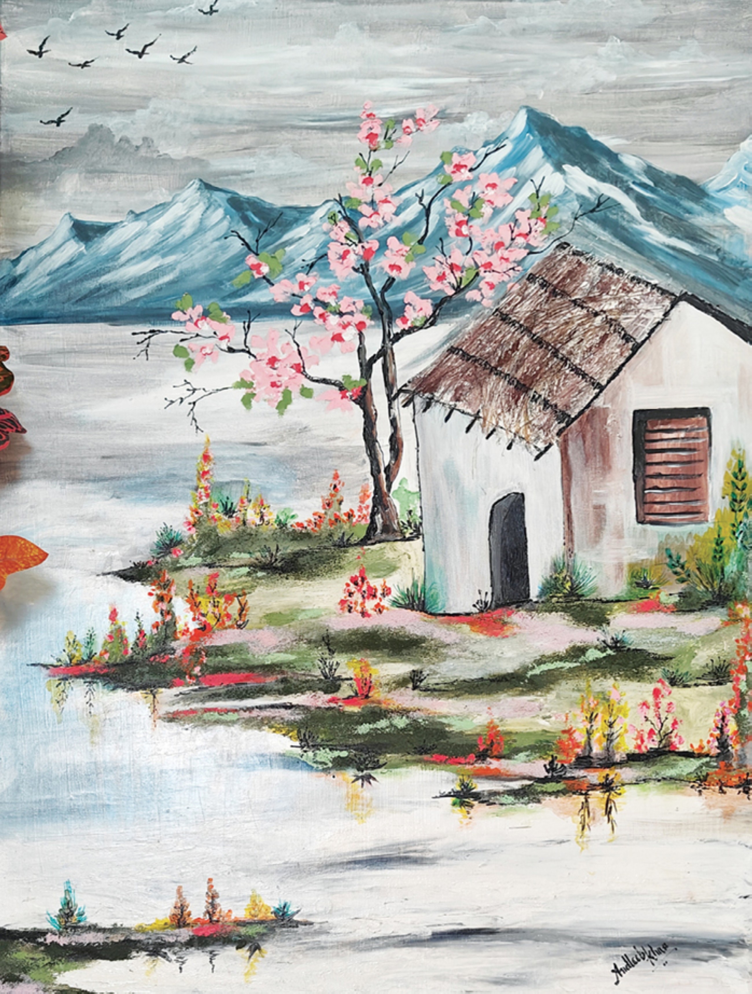 Nature on her canvas: Andleeb Khan’s artwork is a paean to Nature’s charisma