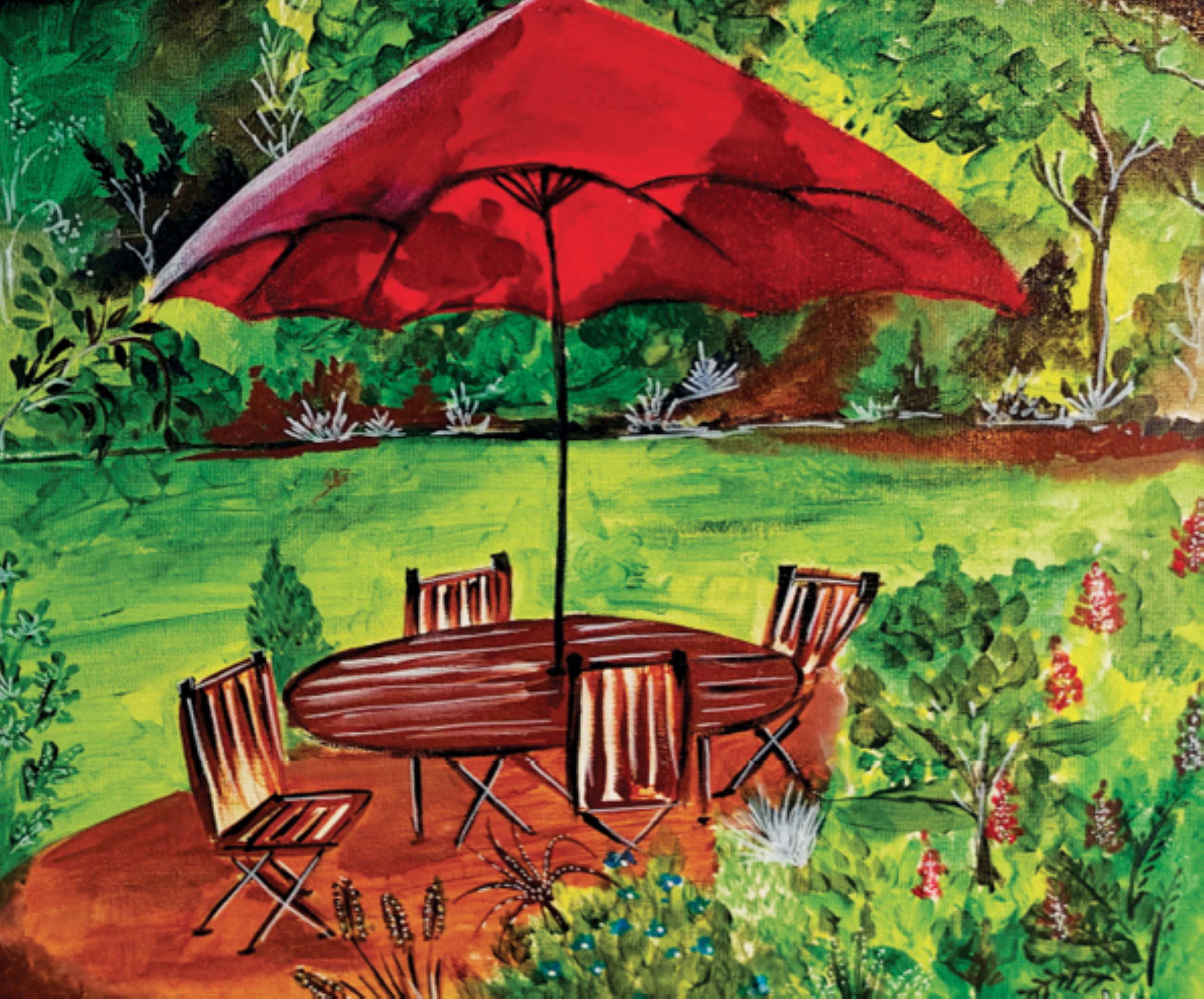 Nature on her canvas: Andleeb Khan’s artwork is a paean to Nature’s charisma