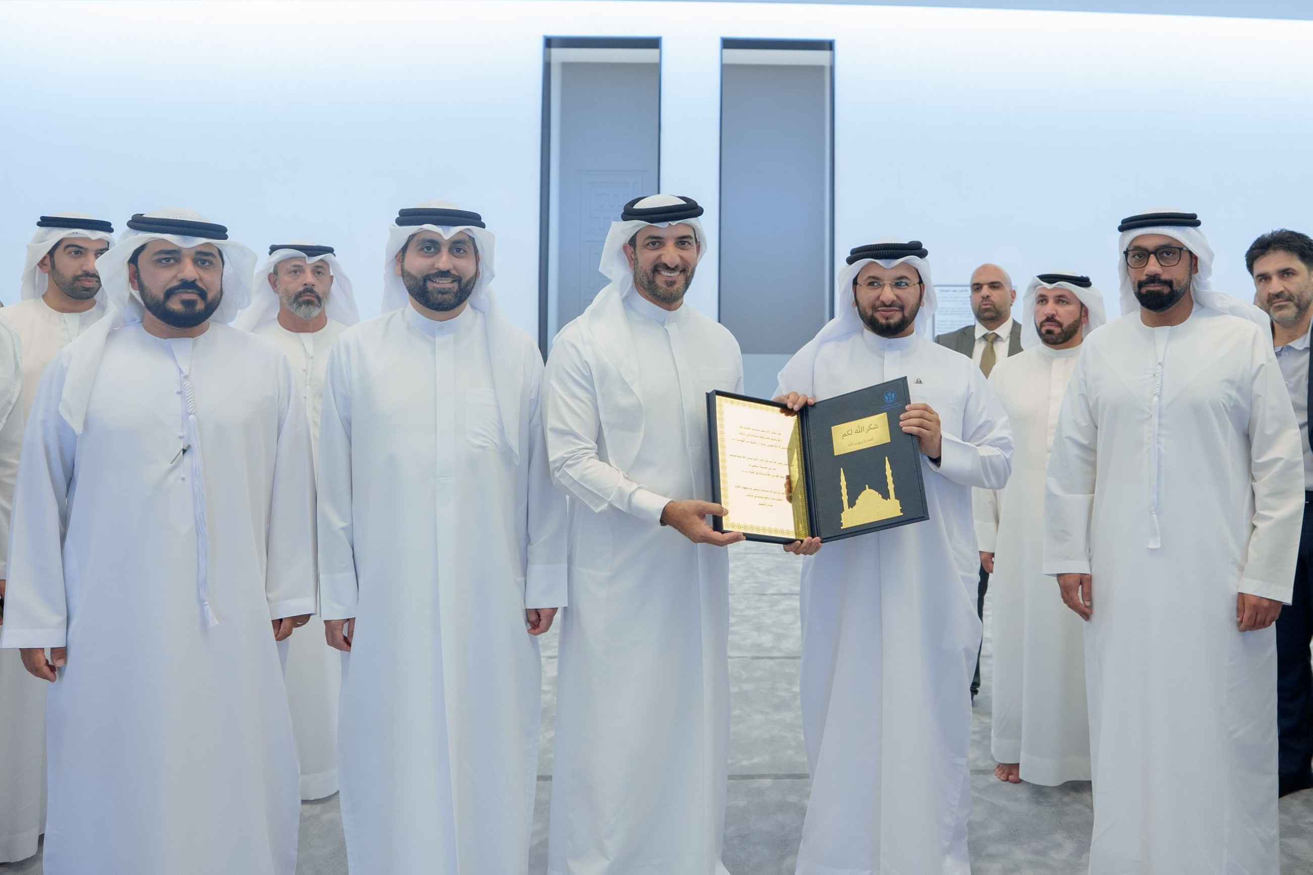 Sultan Bin Ahmed inaugurates Quran Mosque in Aljada