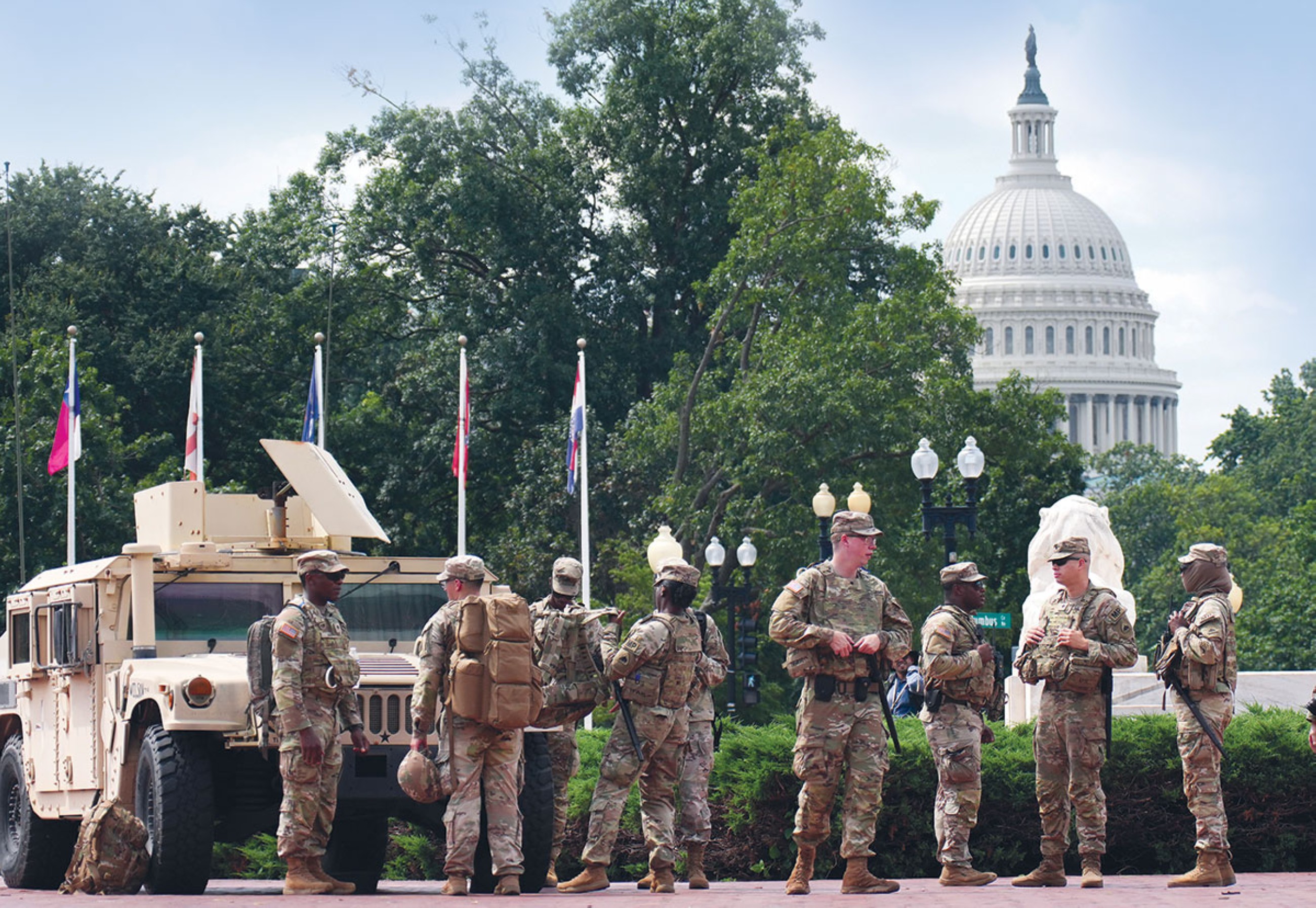 Is Trump normalising military occupation of the US cities?